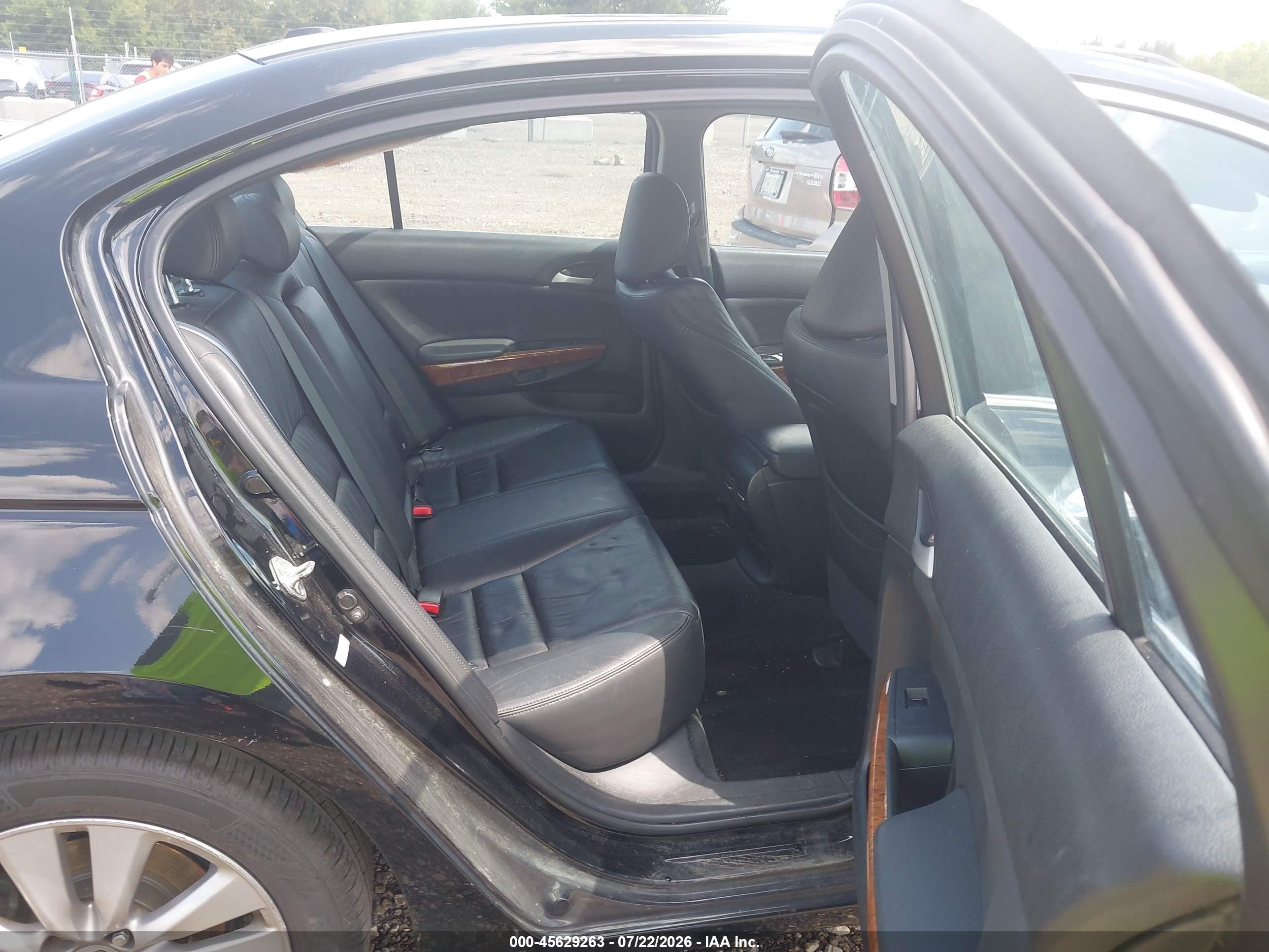 2012 Honda Accord 3.5 Ex-l Черный vin: 1HGCP3F87CA037196