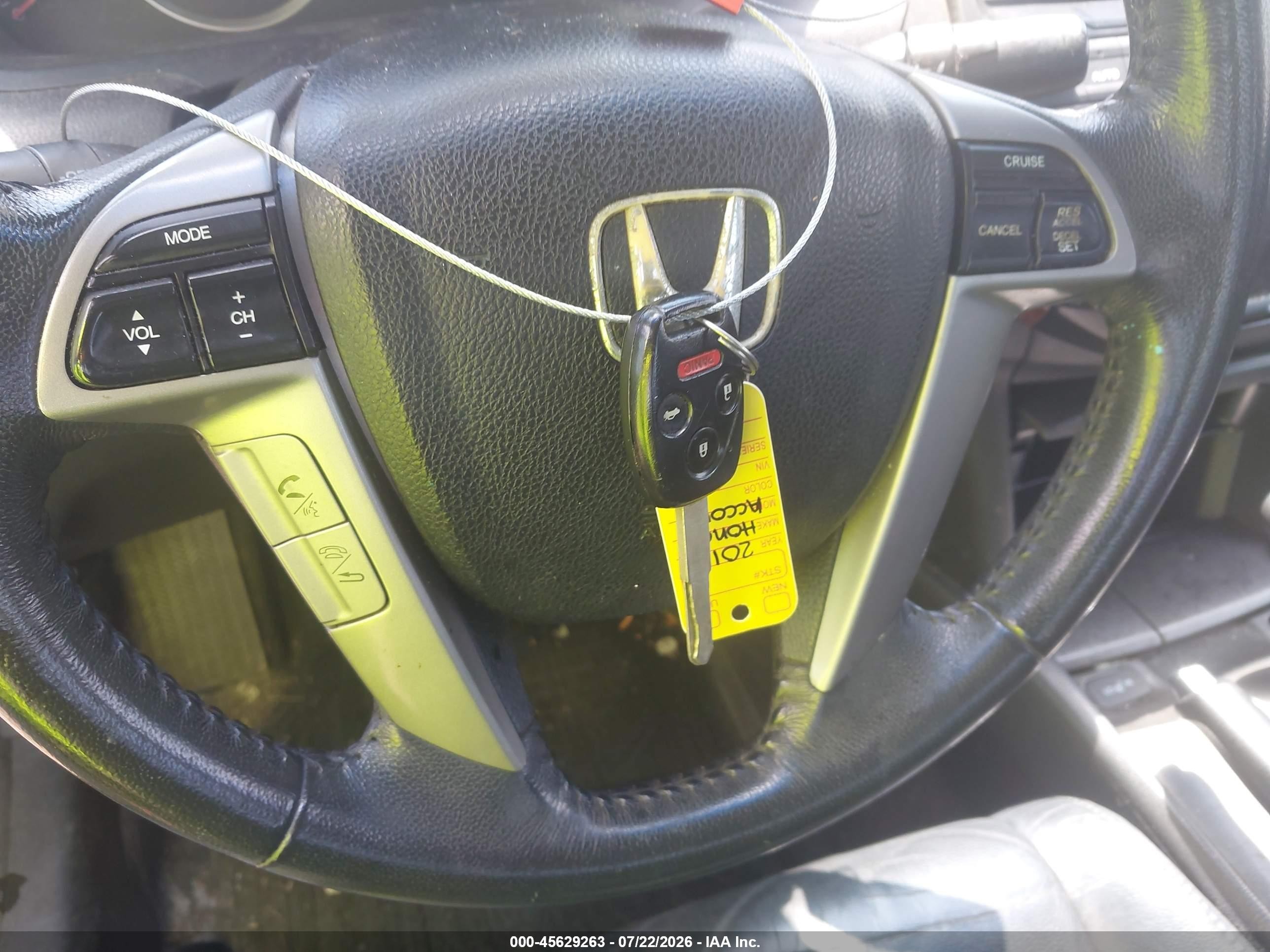 2012 Honda Accord 3.5 Ex-l Черный vin: 1HGCP3F87CA037196