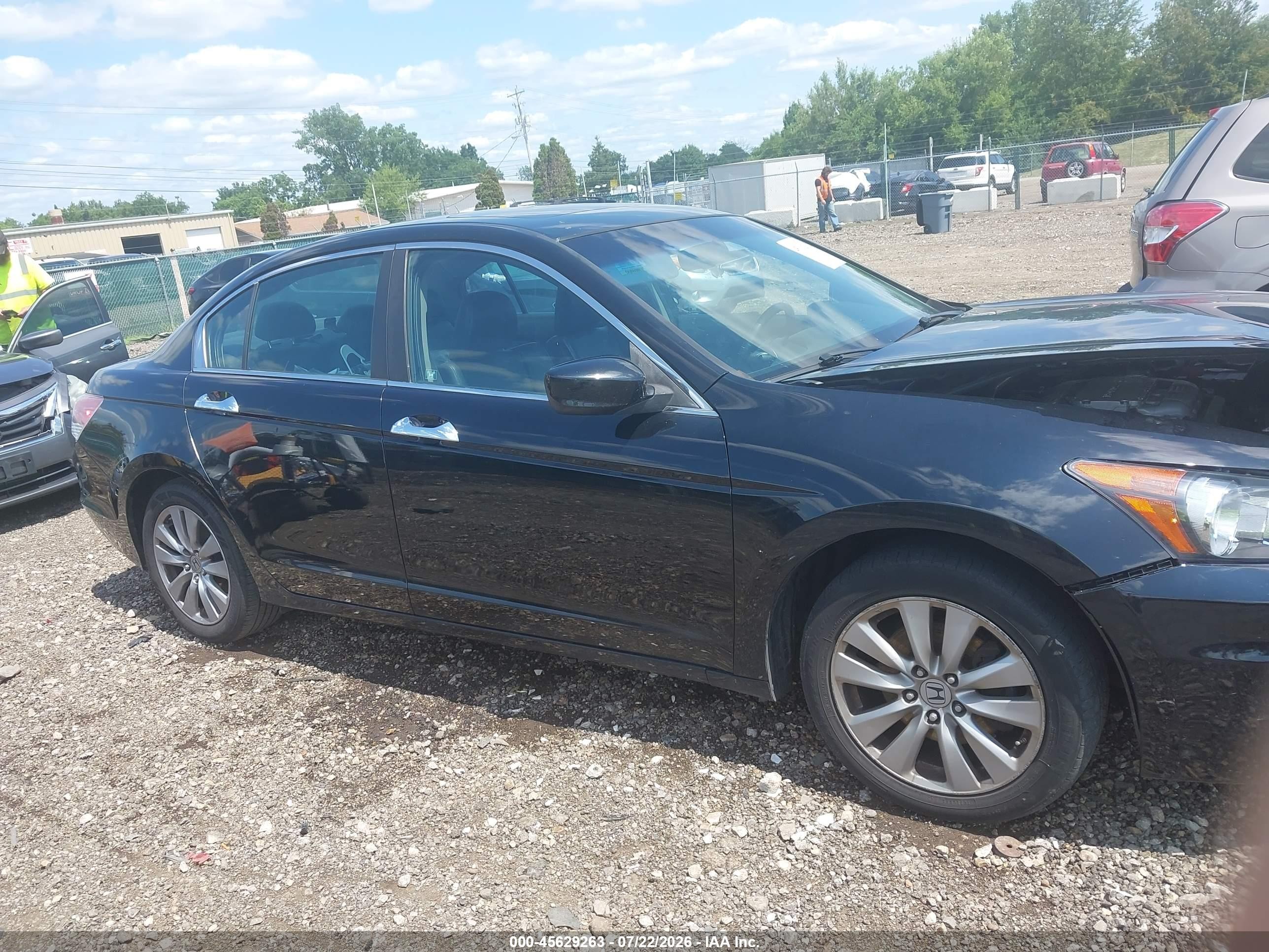 2012 Honda Accord 3.5 Ex-l Черный vin: 1HGCP3F87CA037196