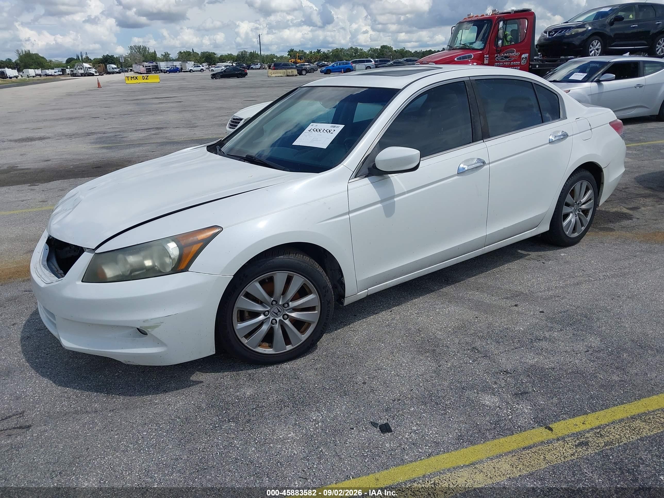 2012 Honda Accord 3.5 Ex-l Белый vin: 1HGCP3F87CA039496