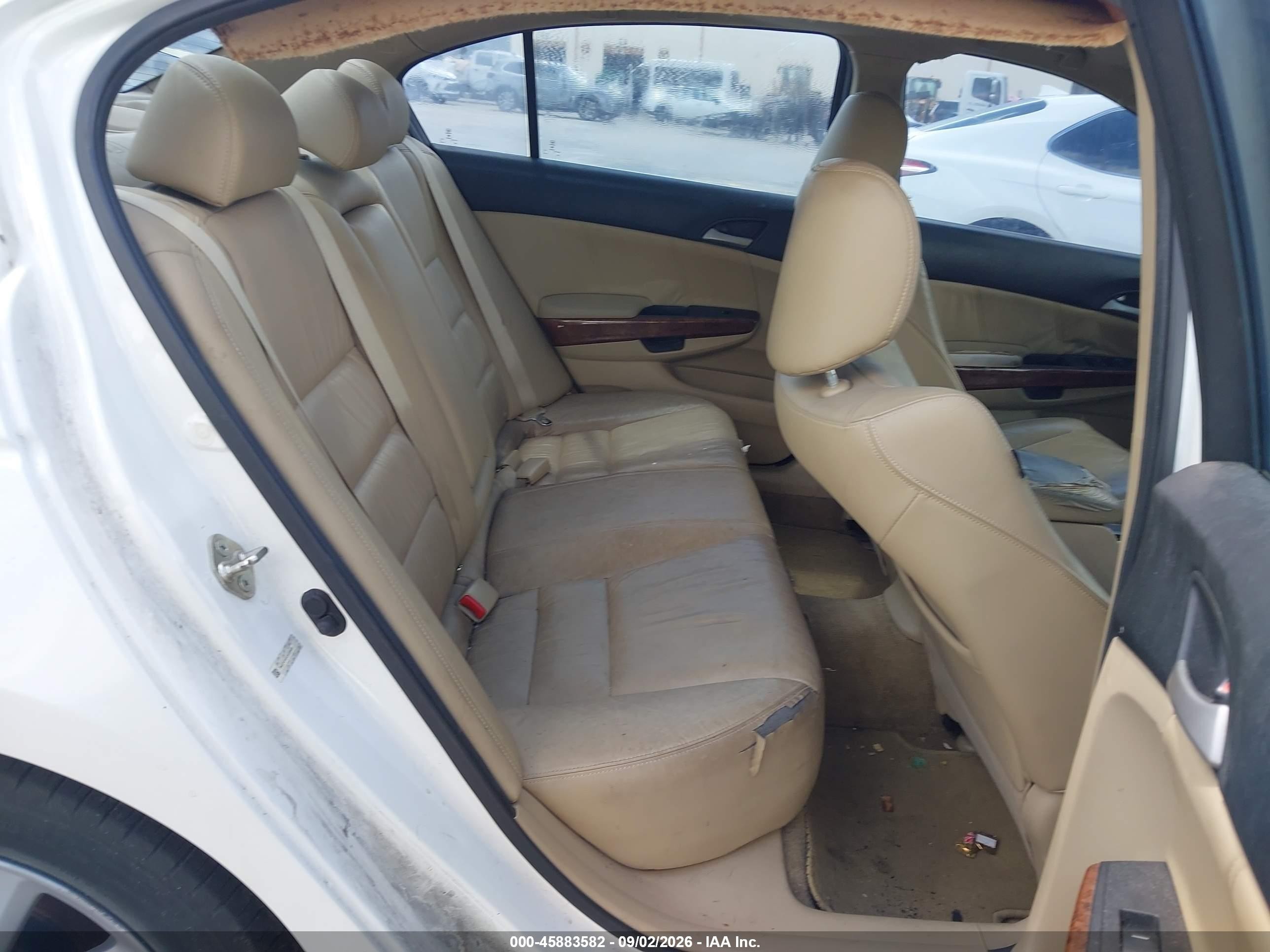 2012 Honda Accord 3.5 Ex-l Белый vin: 1HGCP3F87CA039496