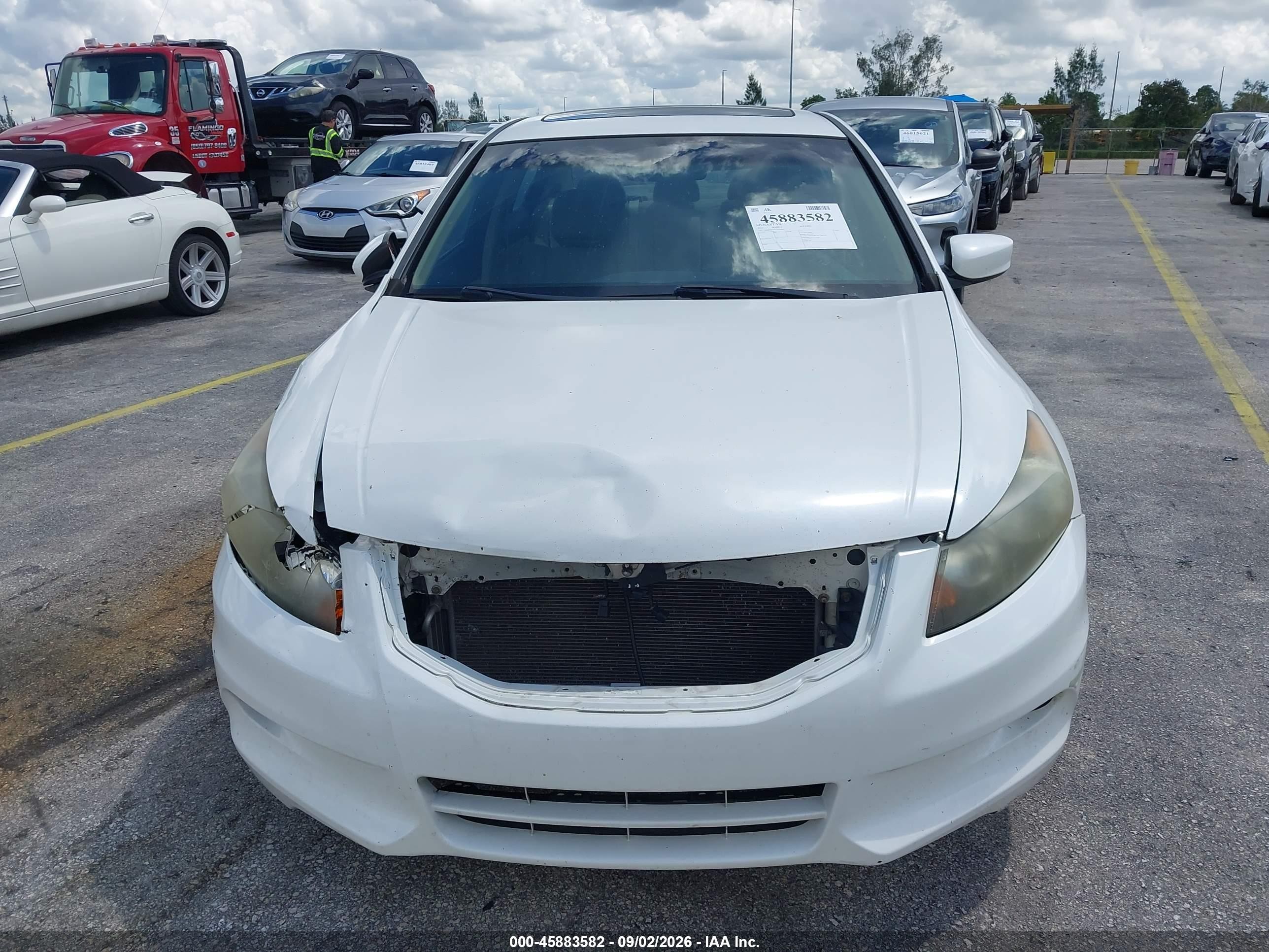 2012 Honda Accord 3.5 Ex-l Белый vin: 1HGCP3F87CA039496