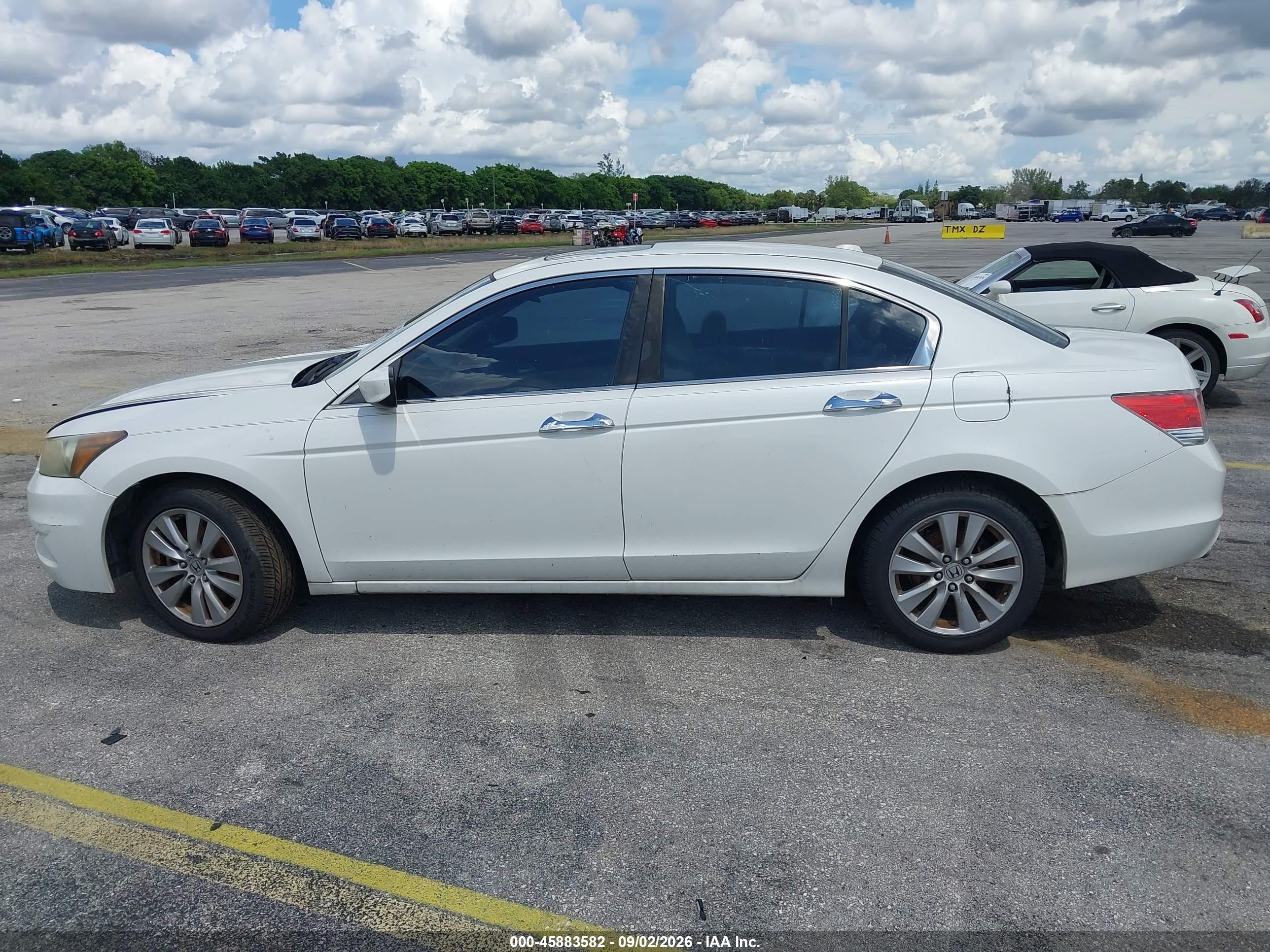 2012 Honda Accord 3.5 Ex-l Белый vin: 1HGCP3F87CA039496