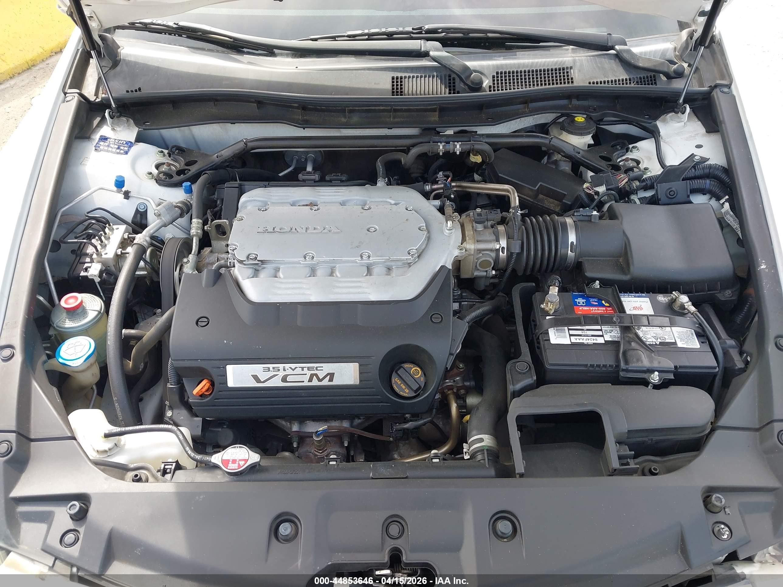 2012 Honda Accord 3.5 Ex-l White vin: 1HGCP3F87CA040759