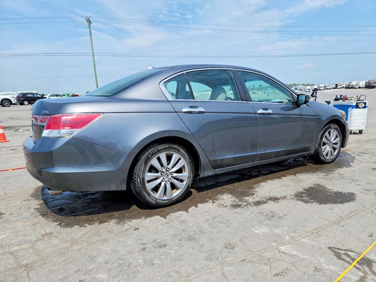 2012 Honda Accord Exl Серый vin: 1HGCP3F87CA041099