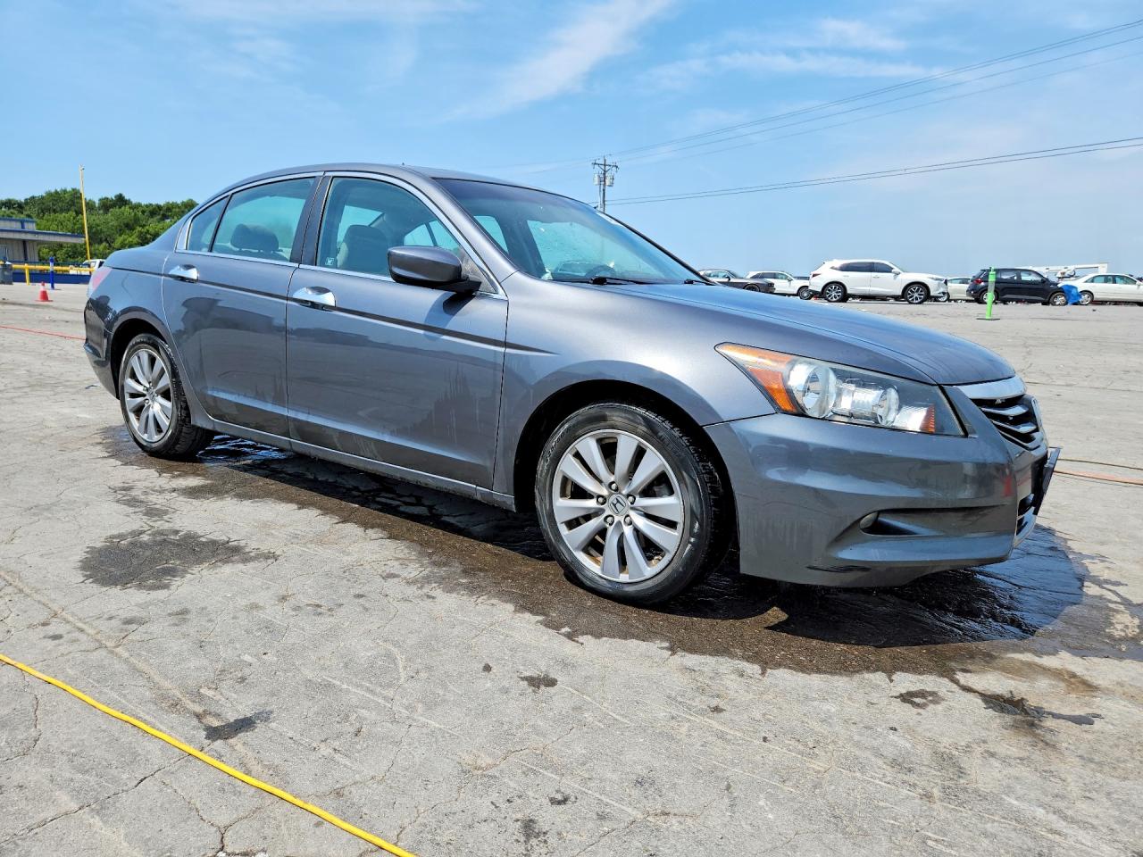 2012 Honda Accord Exl Серый vin: 1HGCP3F87CA041099