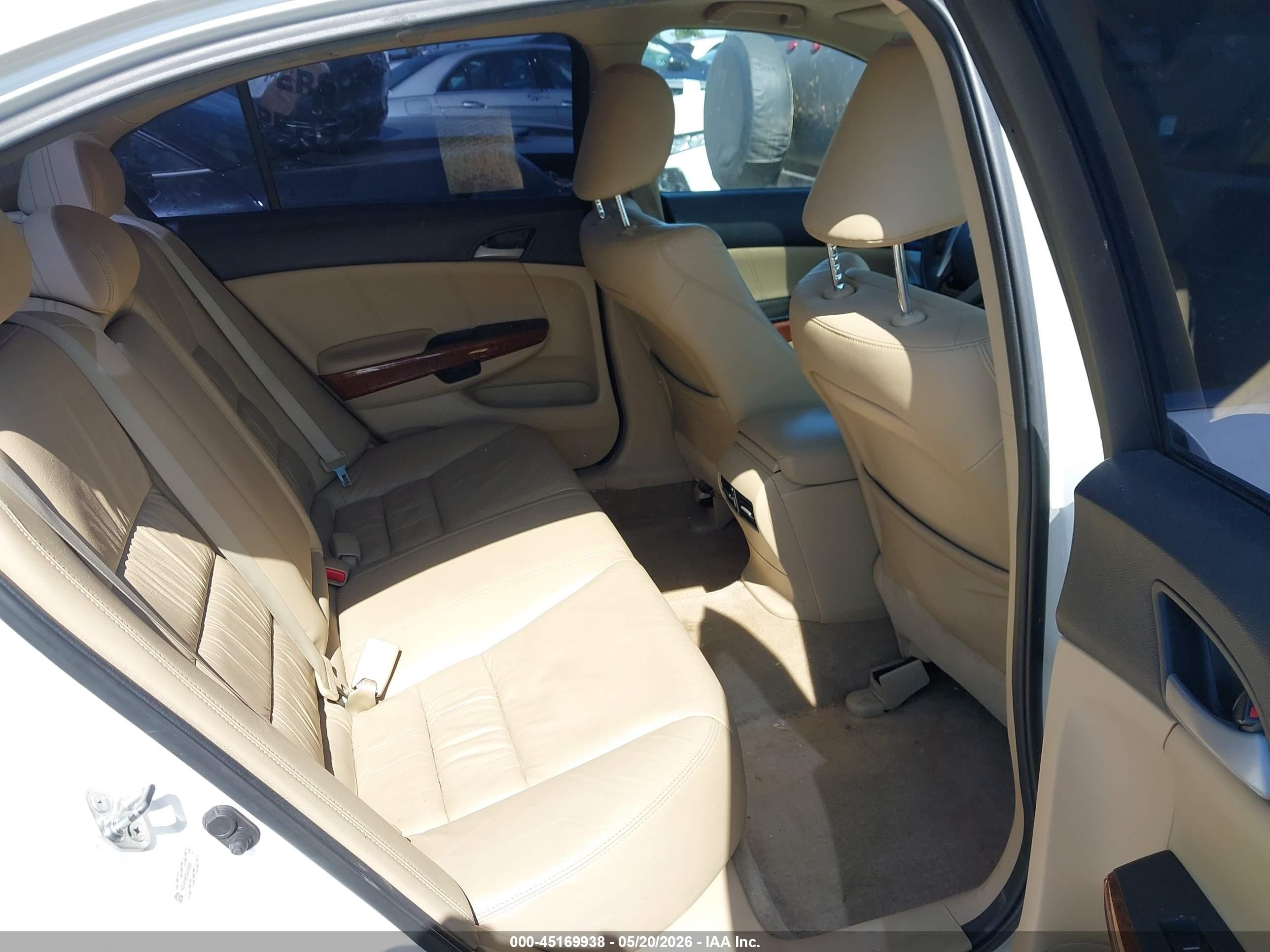 2012 Honda Accord 3.5 Ex-l Белый vin: 1HGCP3F87CA041295