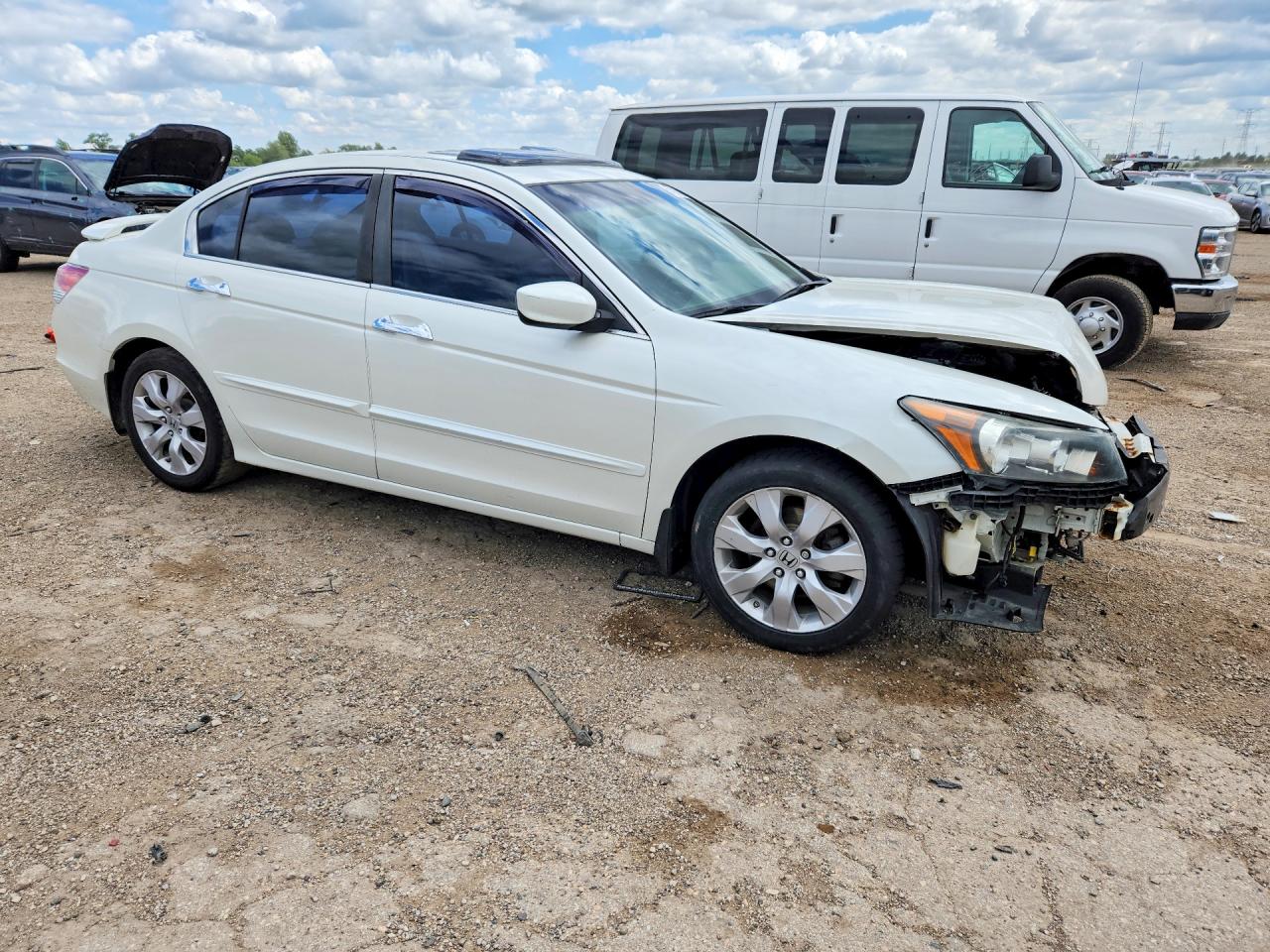 2010 Honda Accord Exl Белый vin: 1HGCP3F88AA005337