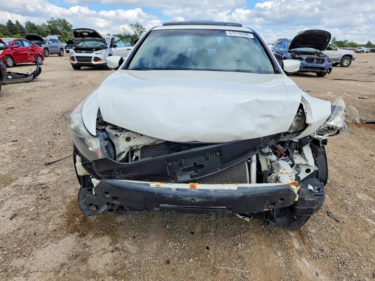 2010 Honda Accord Exl Белый vin: 1HGCP3F88AA005337