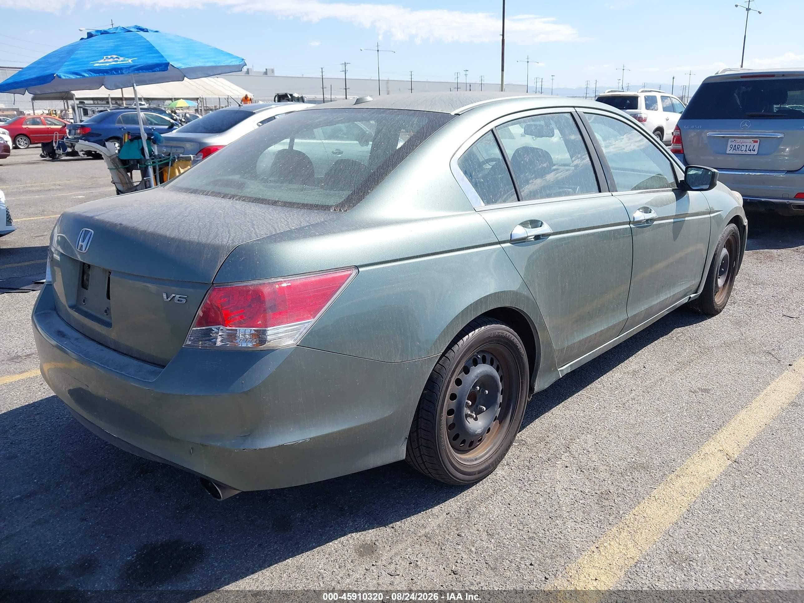 2010 Honda Accord 3.5 Ex-l Green vin: 1HGCP3F88AA011008