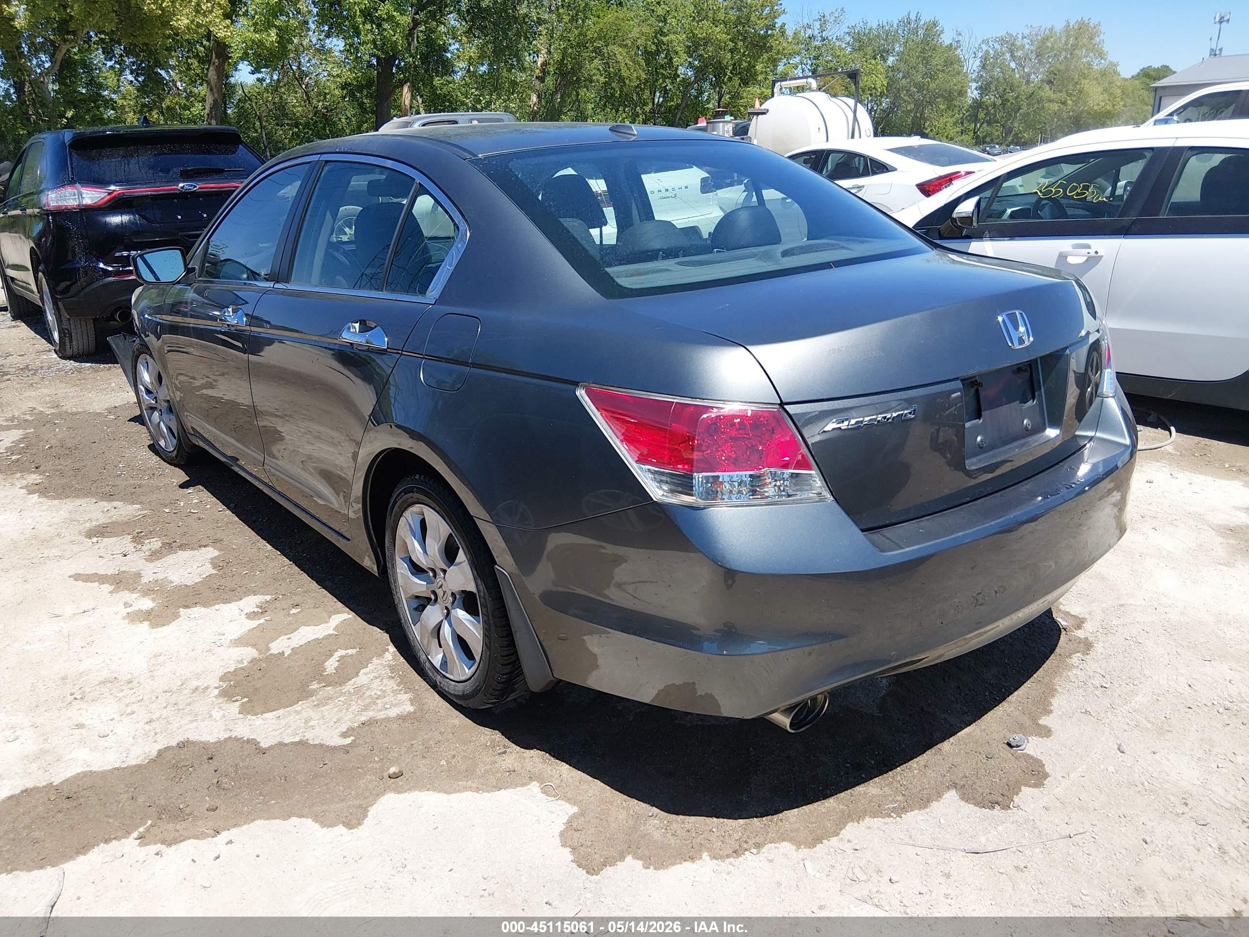2010 Honda Accord 3.5 Ex-l Серый vin: 1HGCP3F88AA011168