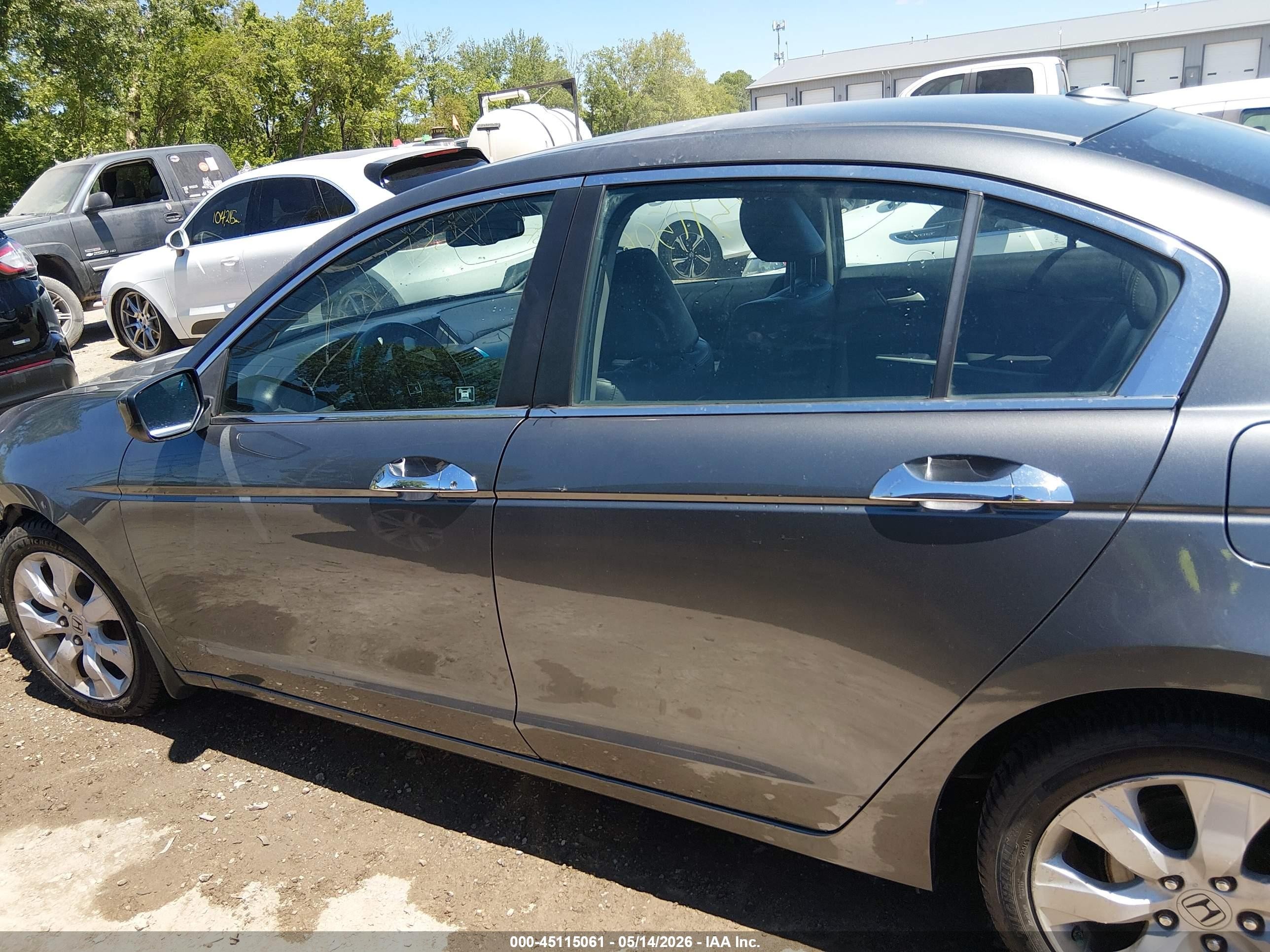 2010 Honda Accord 3.5 Ex-l Серый vin: 1HGCP3F88AA011168