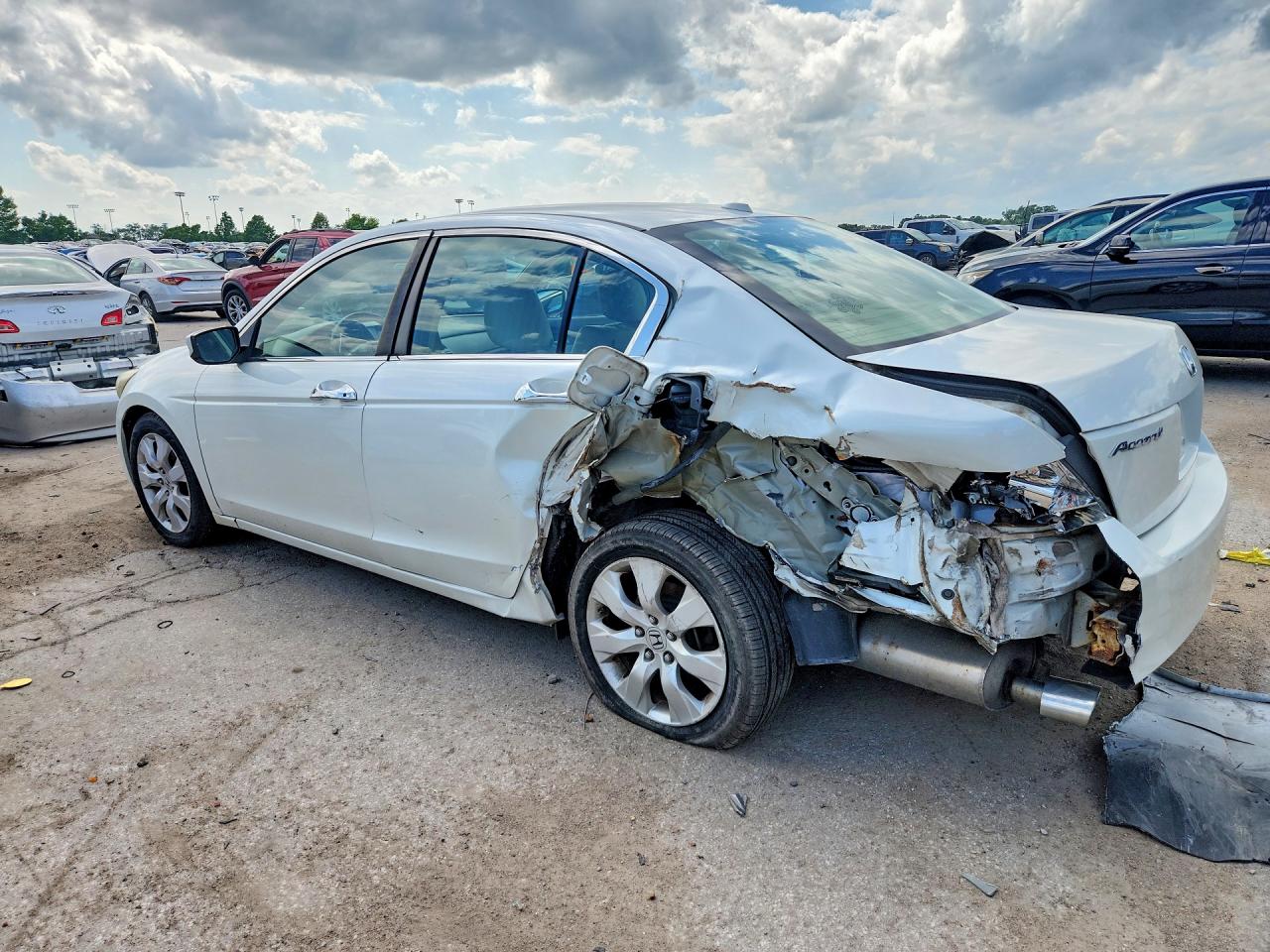 2010 Honda Accord Exl Белый vin: 1HGCP3F88AA023109