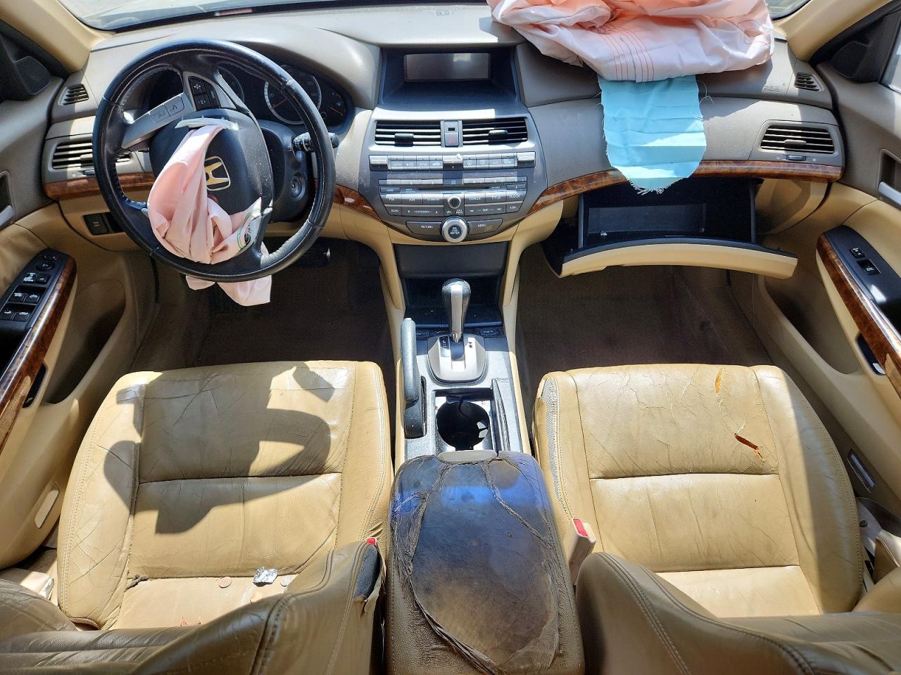 2010 Honda Accord Exl Beige vin: 1HGCP3F88AA023823