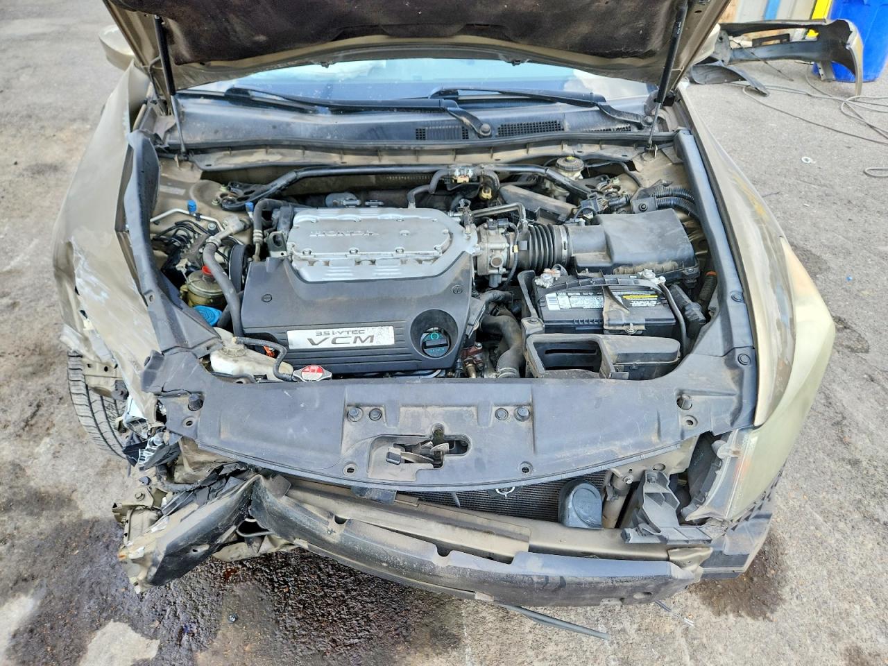 2010 Honda Accord Exl Beige vin: 1HGCP3F88AA023823