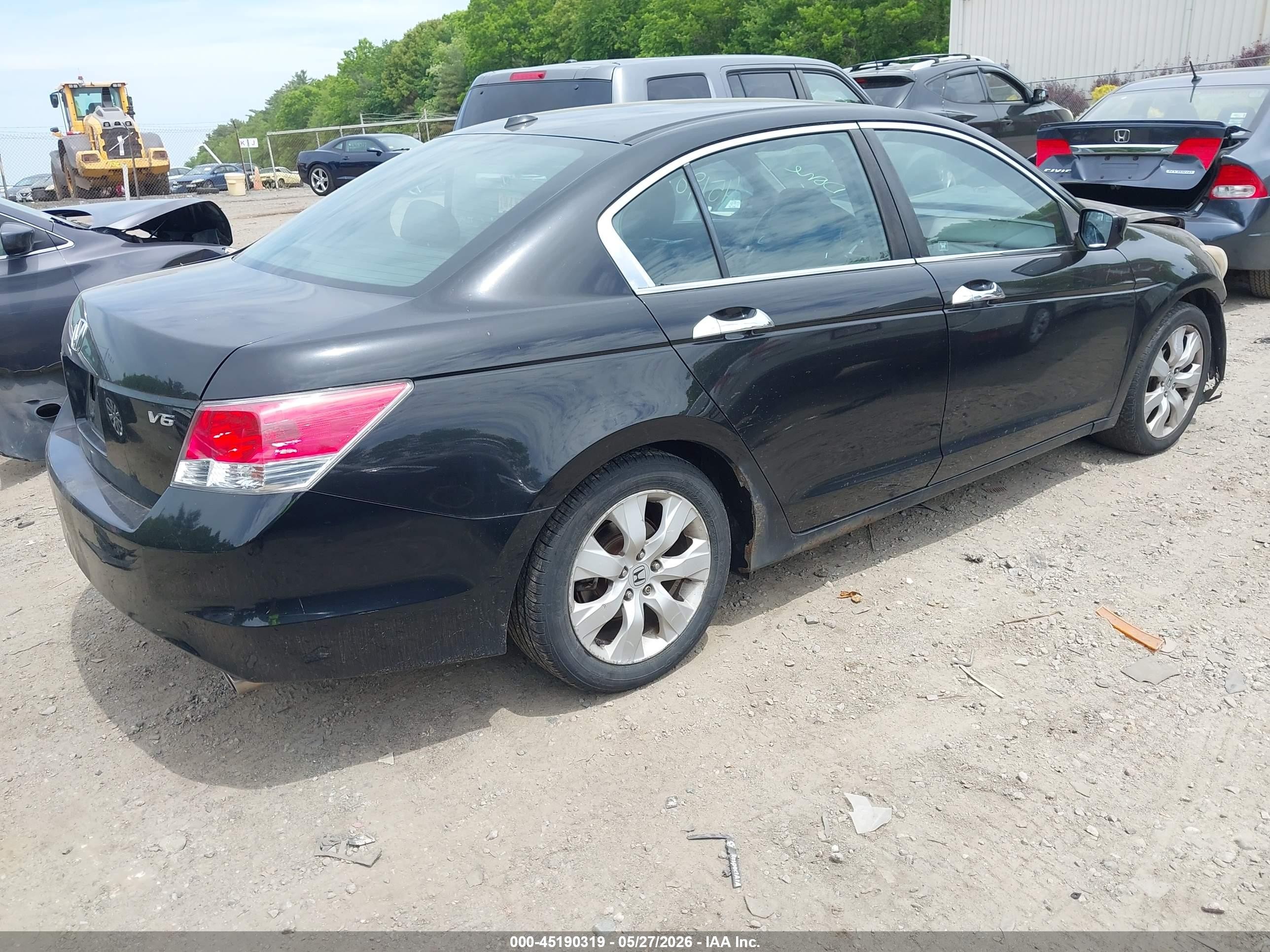 2010 Honda Accord 3.5 Ex-l Black vin: 1HGCP3F88AA025121