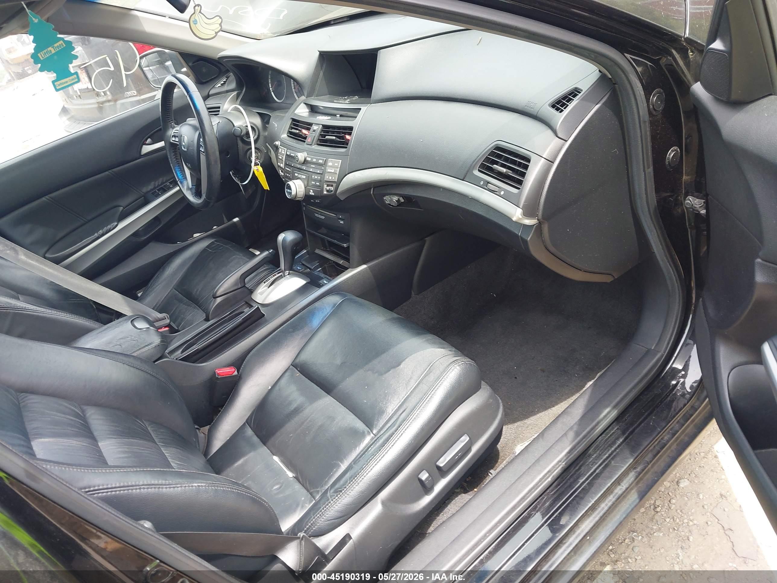 2010 Honda Accord 3.5 Ex-l Black vin: 1HGCP3F88AA025121