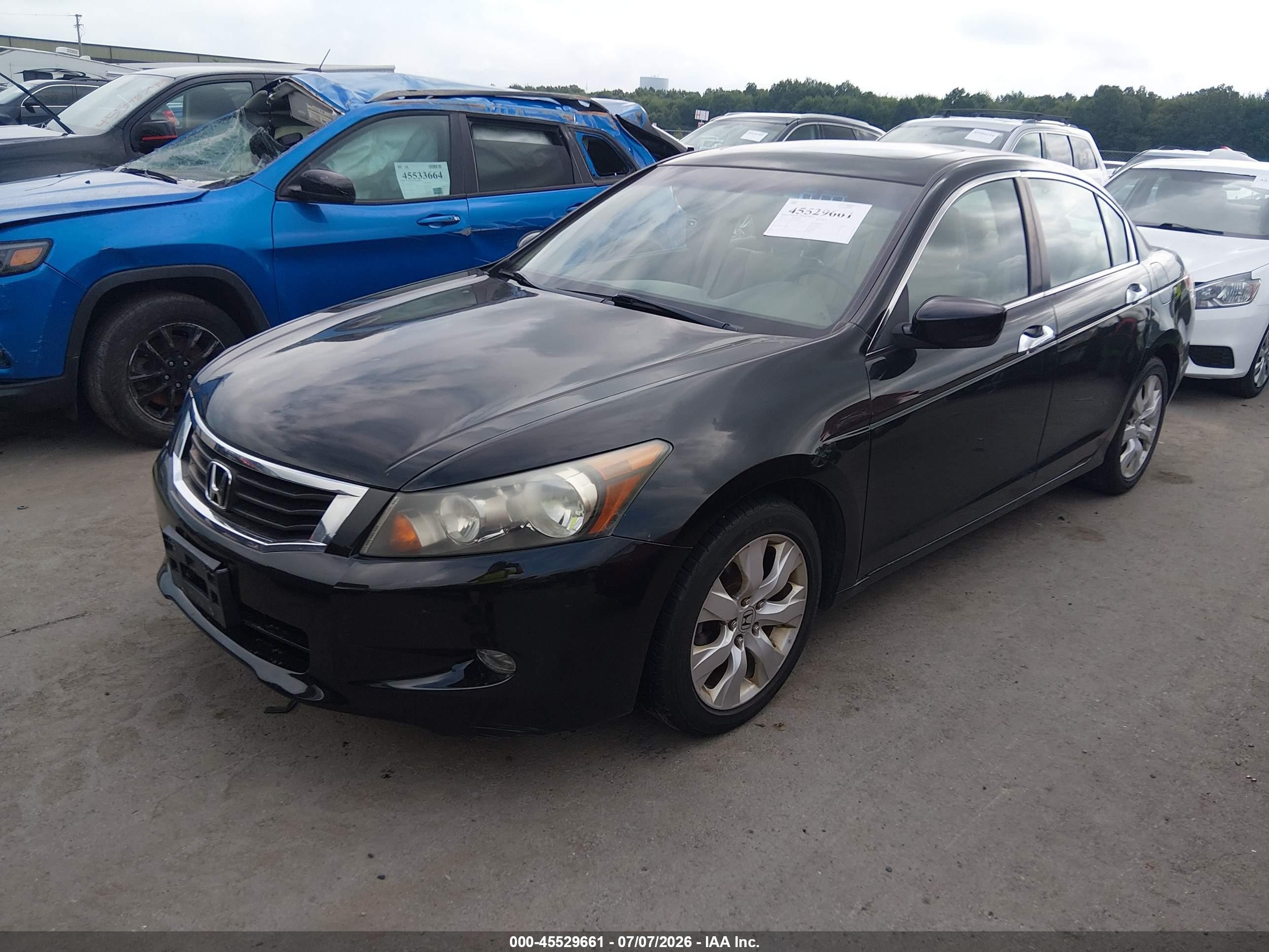 2010 Honda Accord 3.5 Ex-l Черный vin: 1HGCP3F88AA031520
