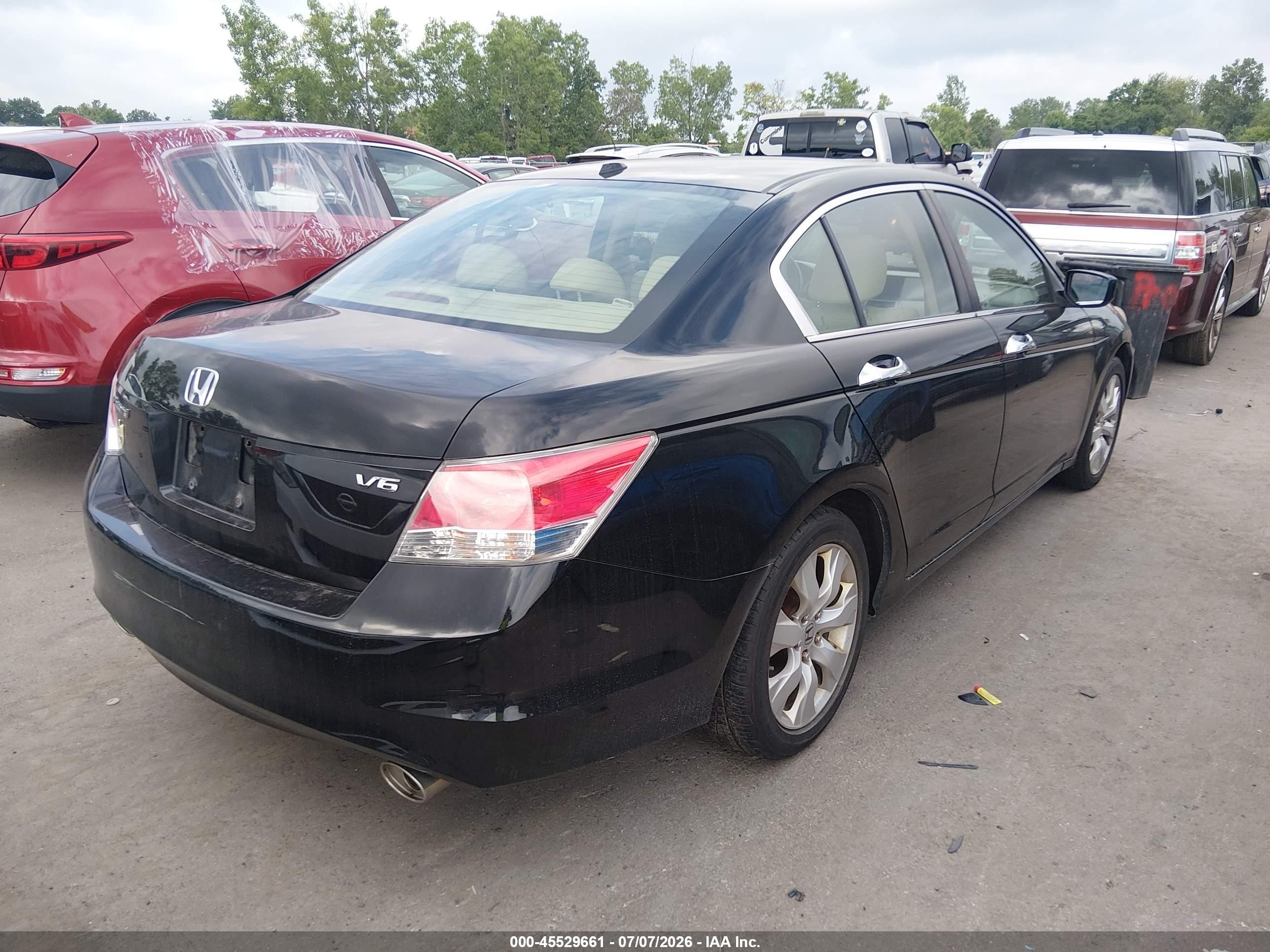 2010 Honda Accord 3.5 Ex-l Черный vin: 1HGCP3F88AA031520