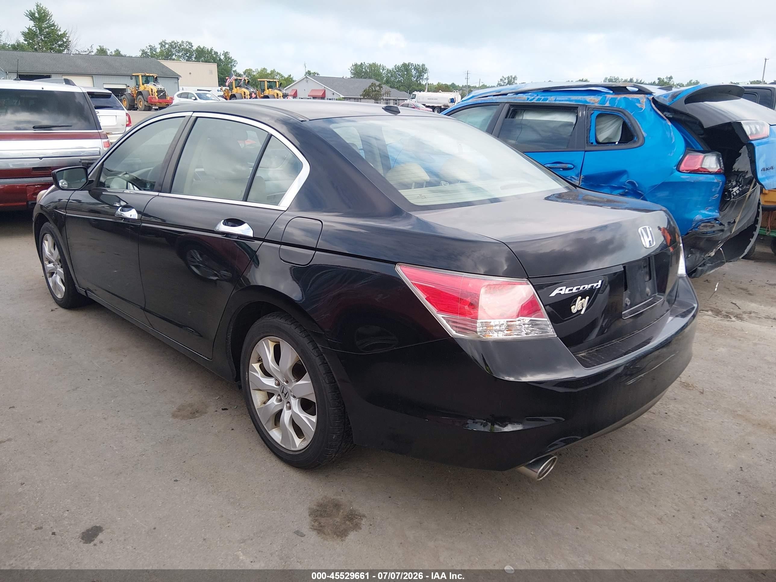 2010 Honda Accord 3.5 Ex-l Черный vin: 1HGCP3F88AA031520