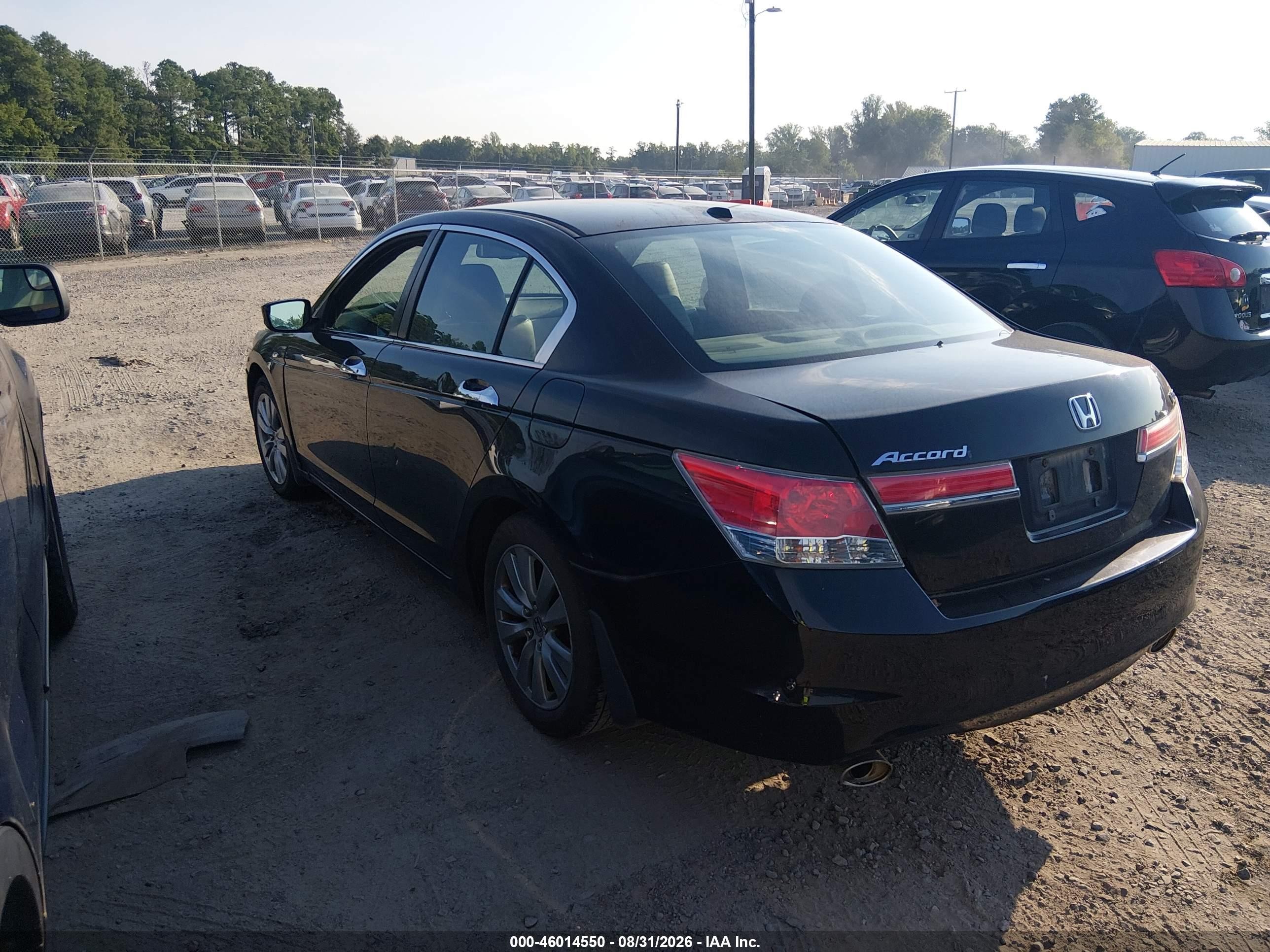 2011 Honda Accord 3.5 Ex-l Black vin: 1HGCP3F88BA001399