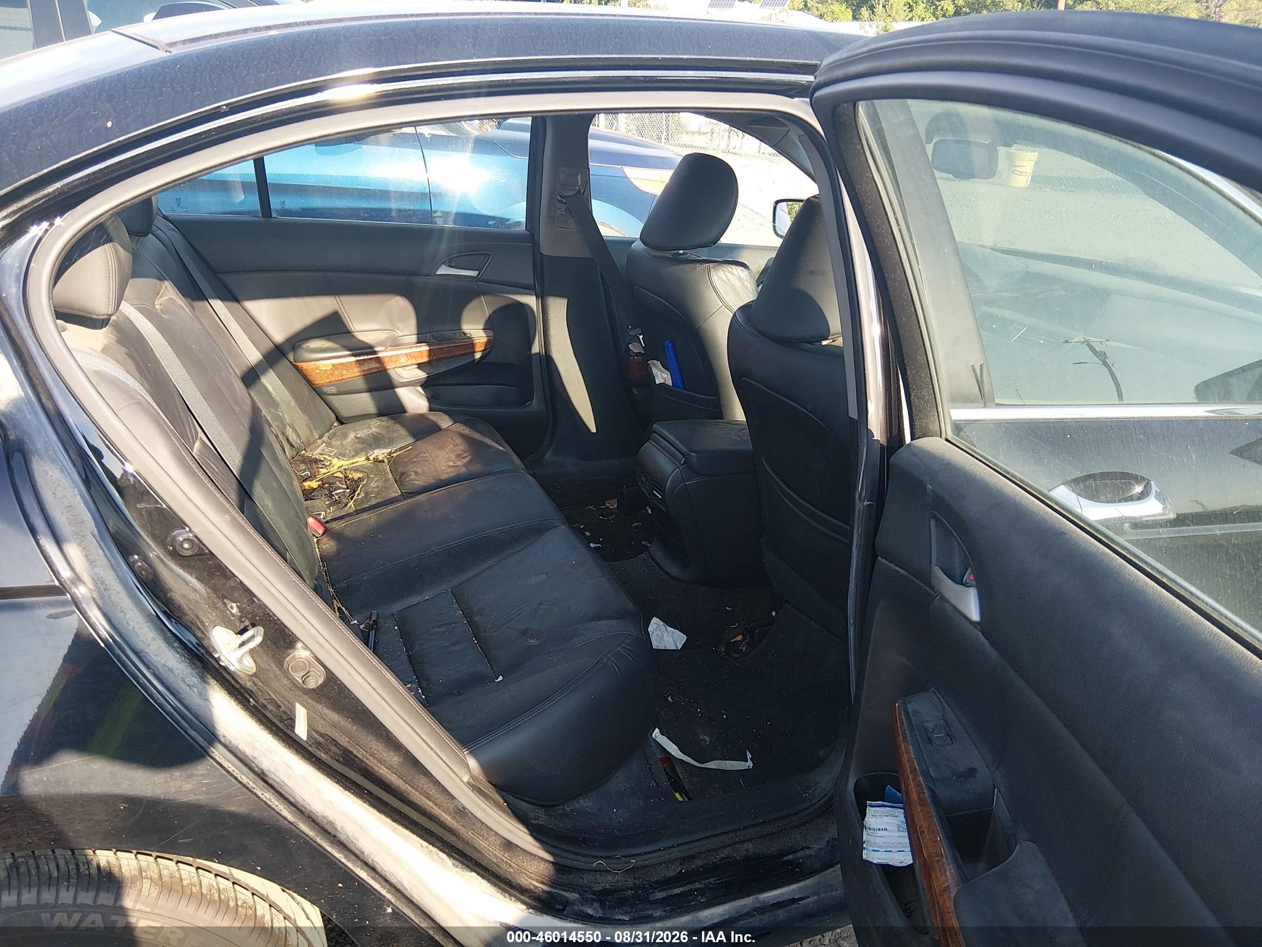 2011 Honda Accord 3.5 Ex-l Black vin: 1HGCP3F88BA001399