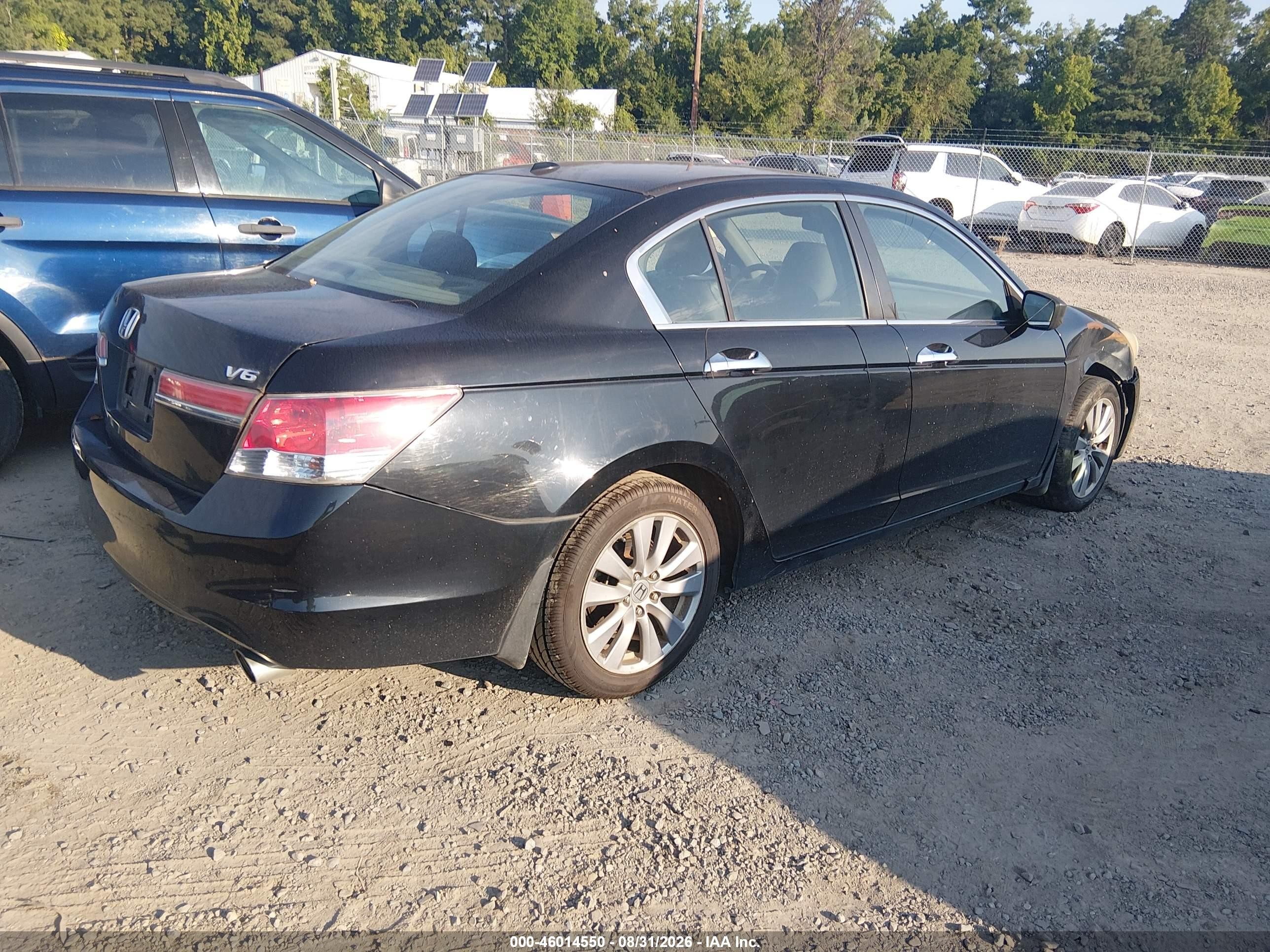 2011 Honda Accord 3.5 Ex-l Black vin: 1HGCP3F88BA001399