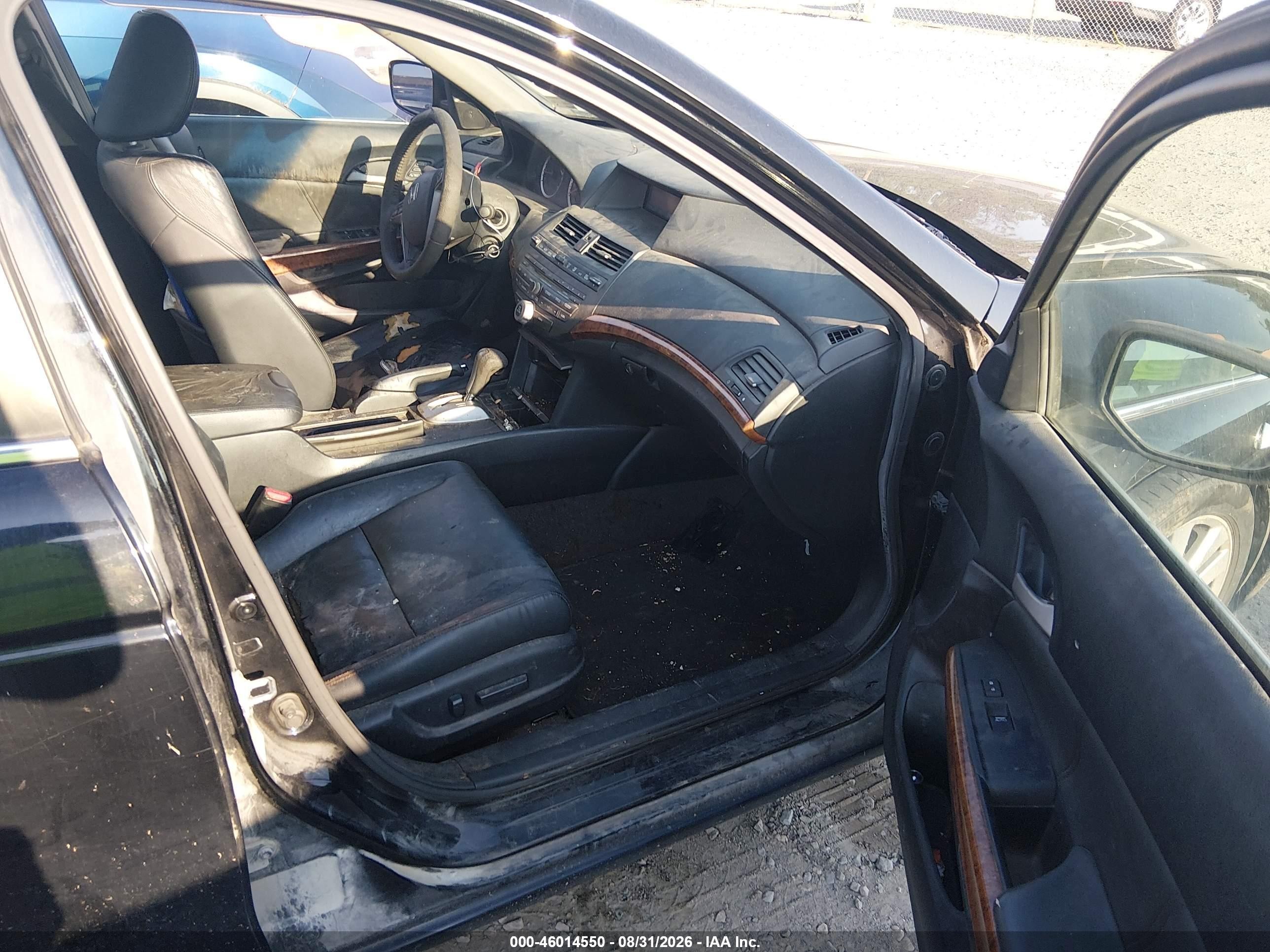 2011 Honda Accord 3.5 Ex-l Black vin: 1HGCP3F88BA001399