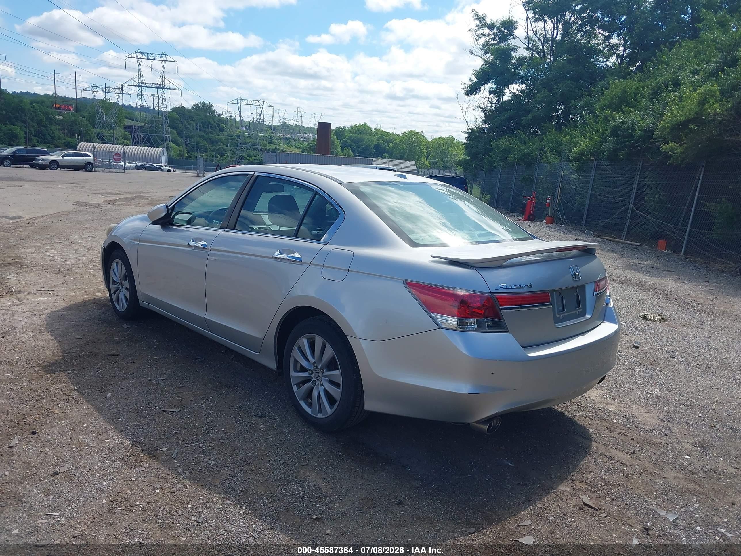 2011 Honda Accord 3.5 Ex-l Silver vin: 1HGCP3F88BA005288