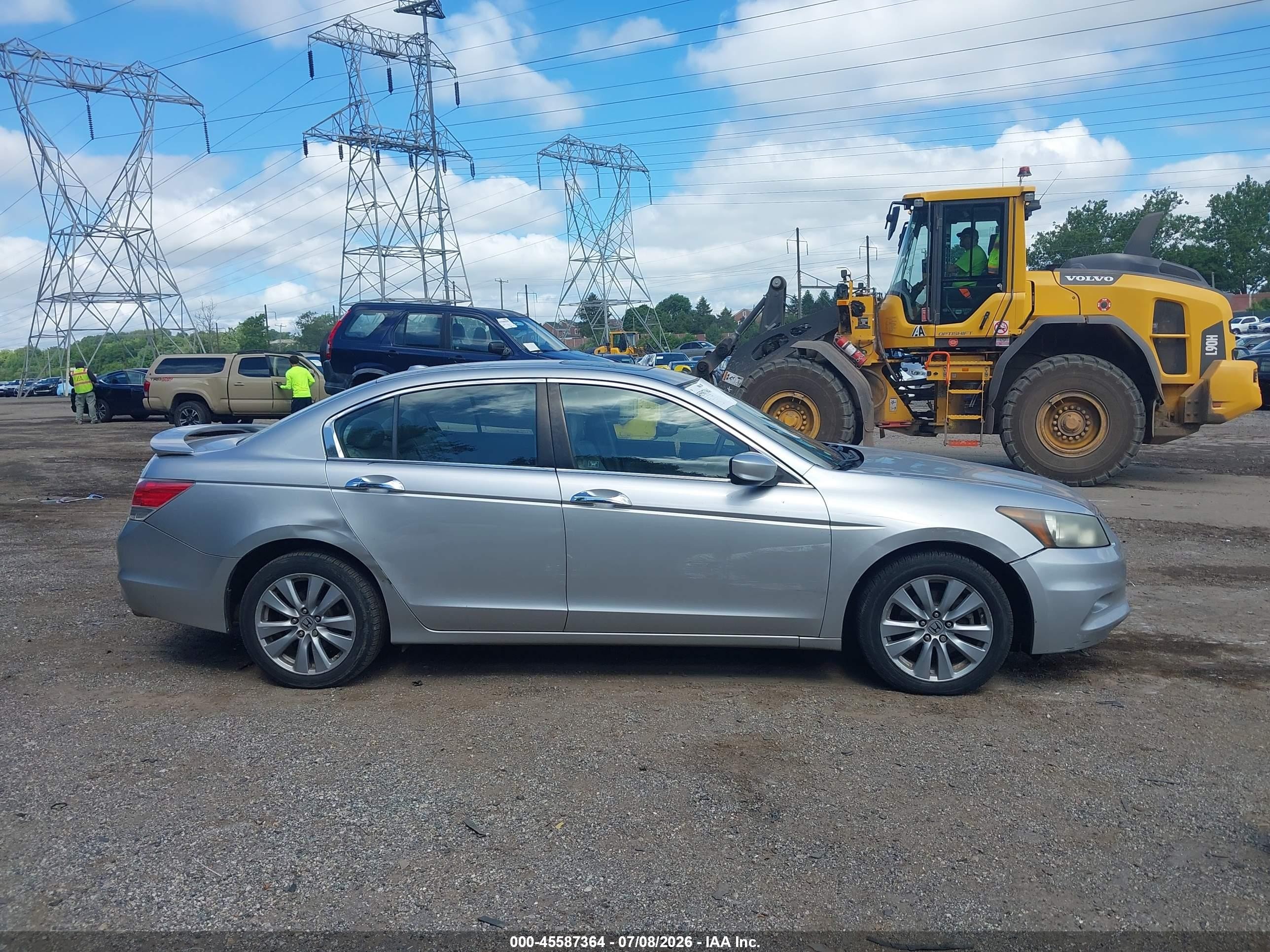 2011 Honda Accord 3.5 Ex-l Silver vin: 1HGCP3F88BA005288
