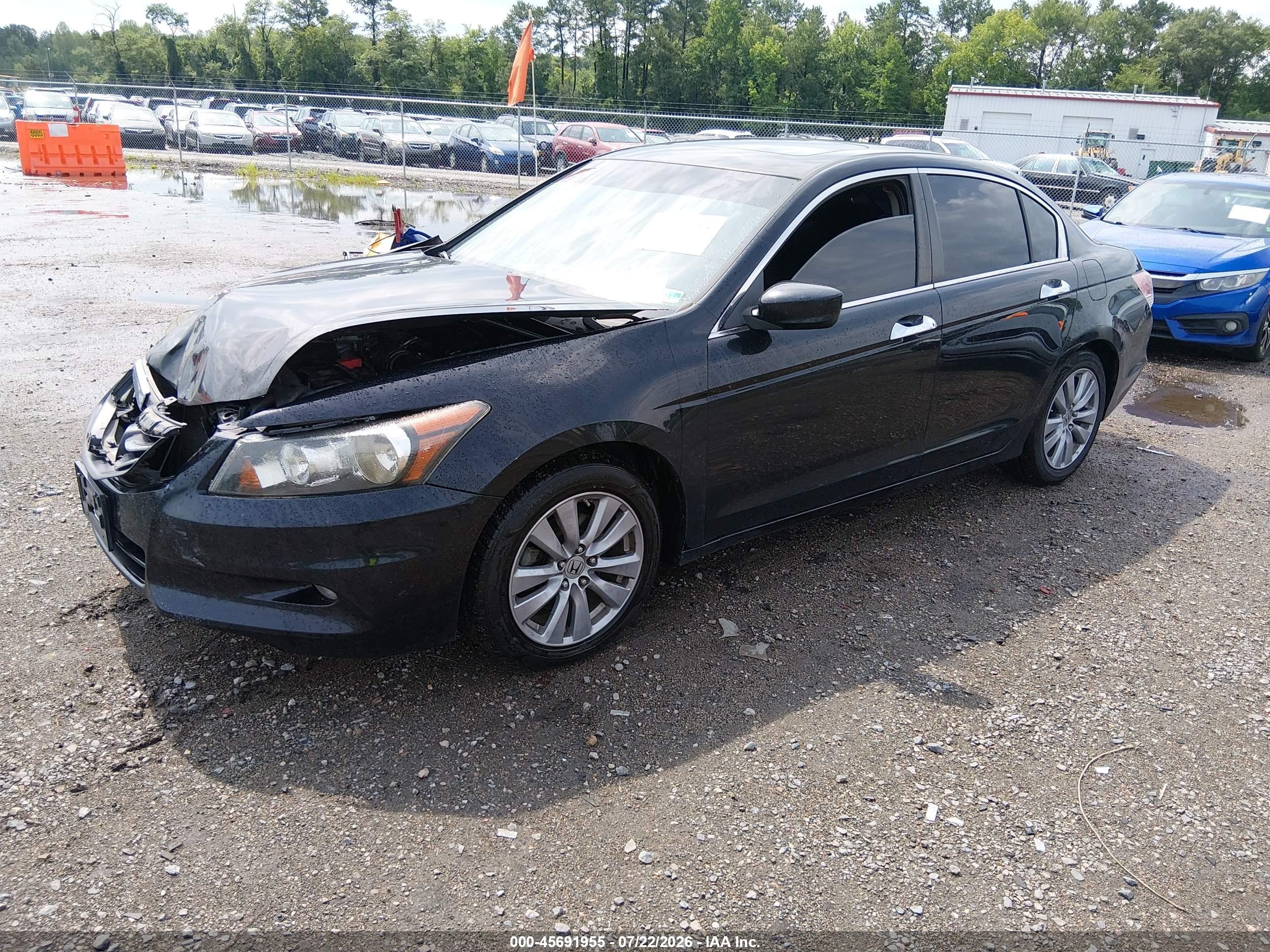 2011 Honda Accord 3.5 Ex-l Black vin: 1HGCP3F88BA006716