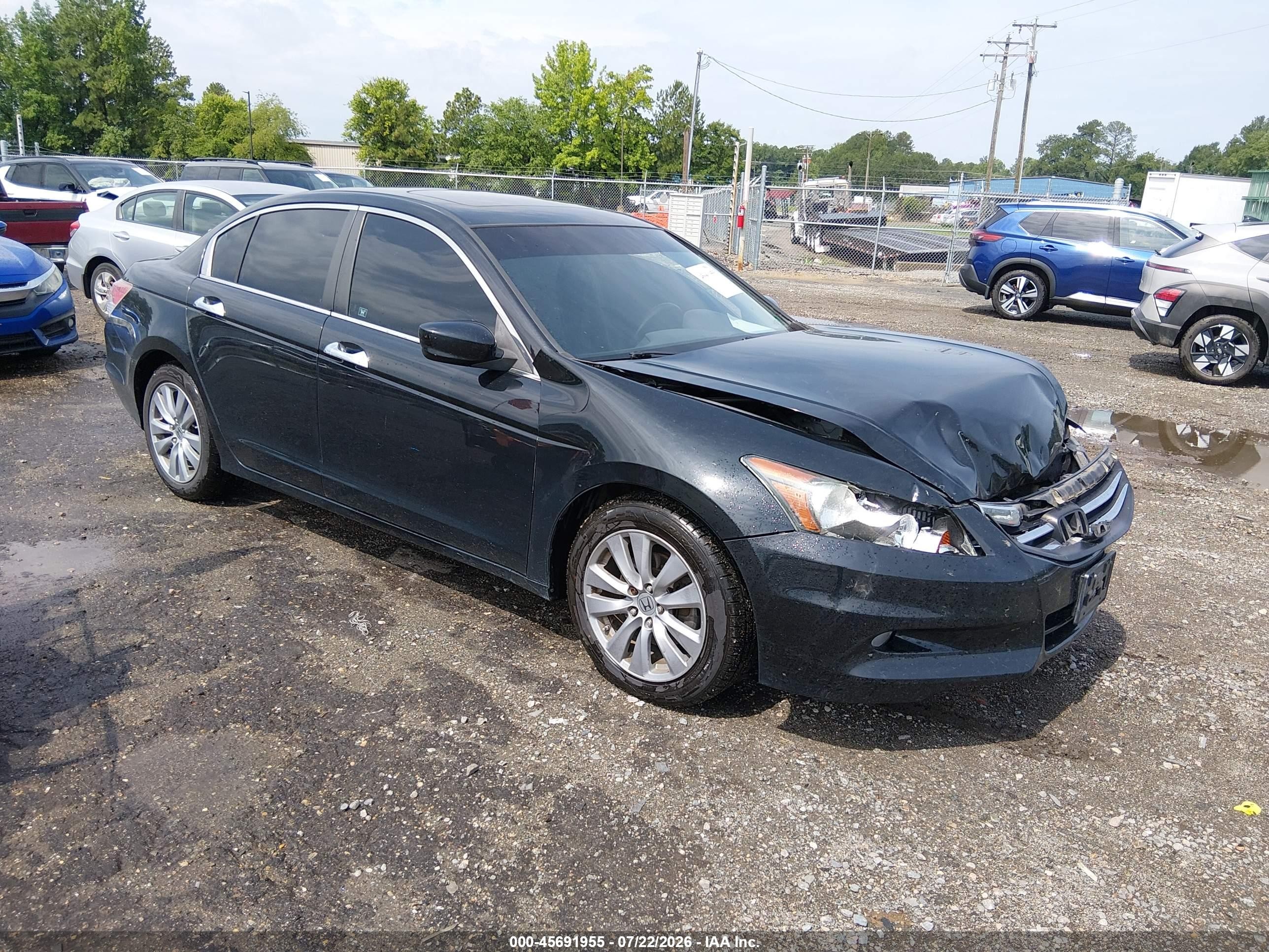 2011 Honda Accord 3.5 Ex-l Black vin: 1HGCP3F88BA006716