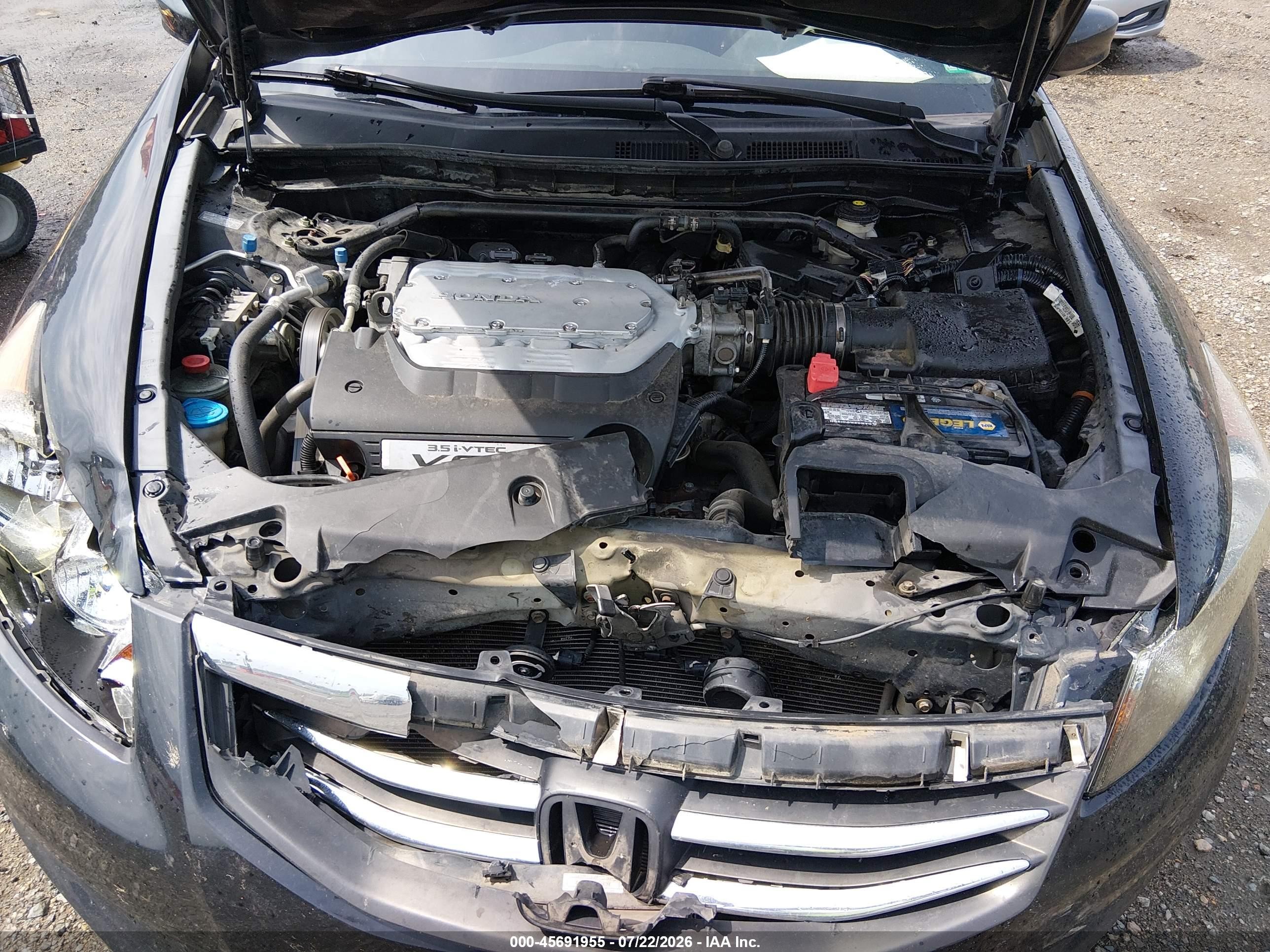 2011 Honda Accord 3.5 Ex-l Black vin: 1HGCP3F88BA006716