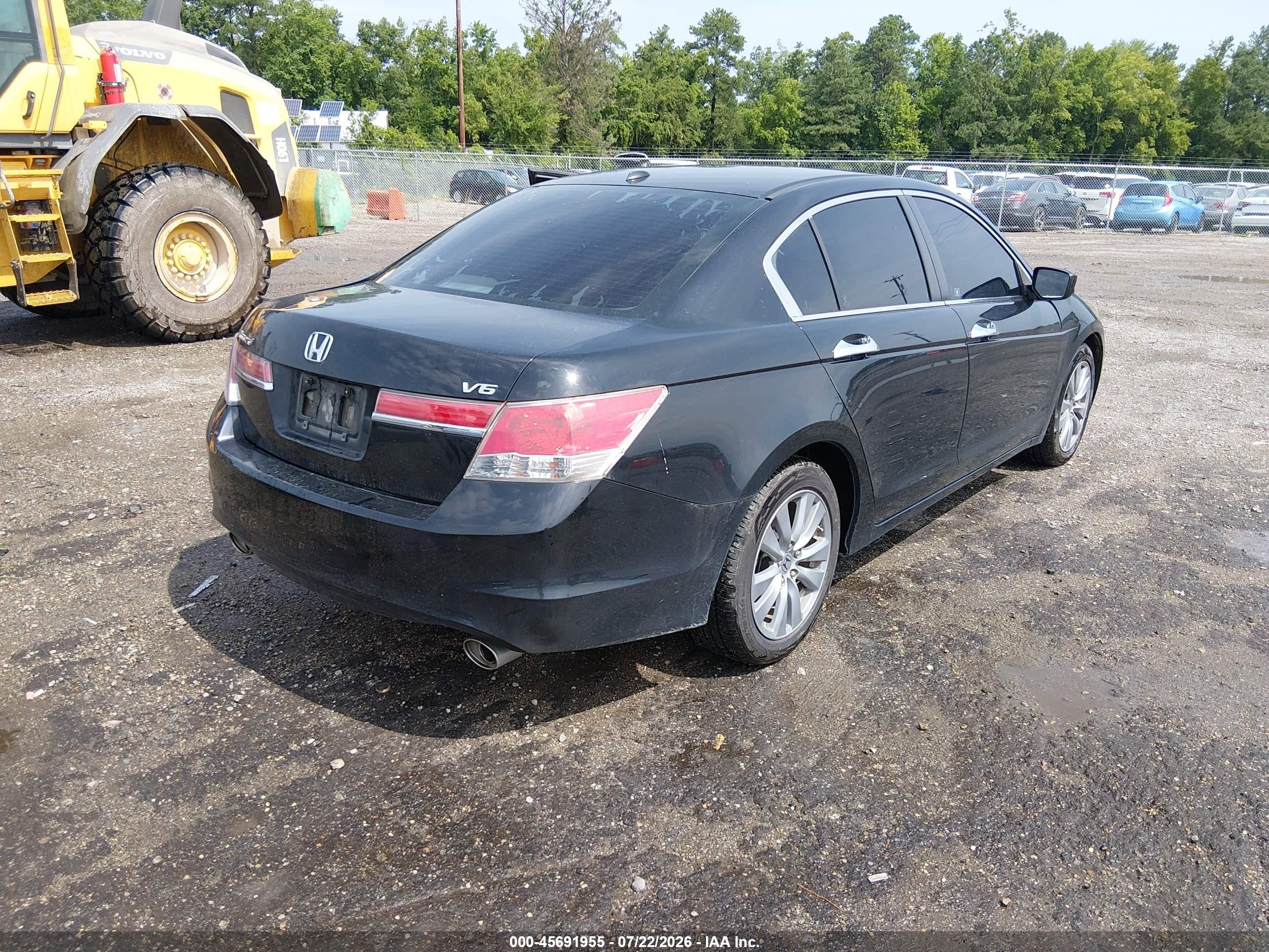 2011 Honda Accord 3.5 Ex-l Black vin: 1HGCP3F88BA006716