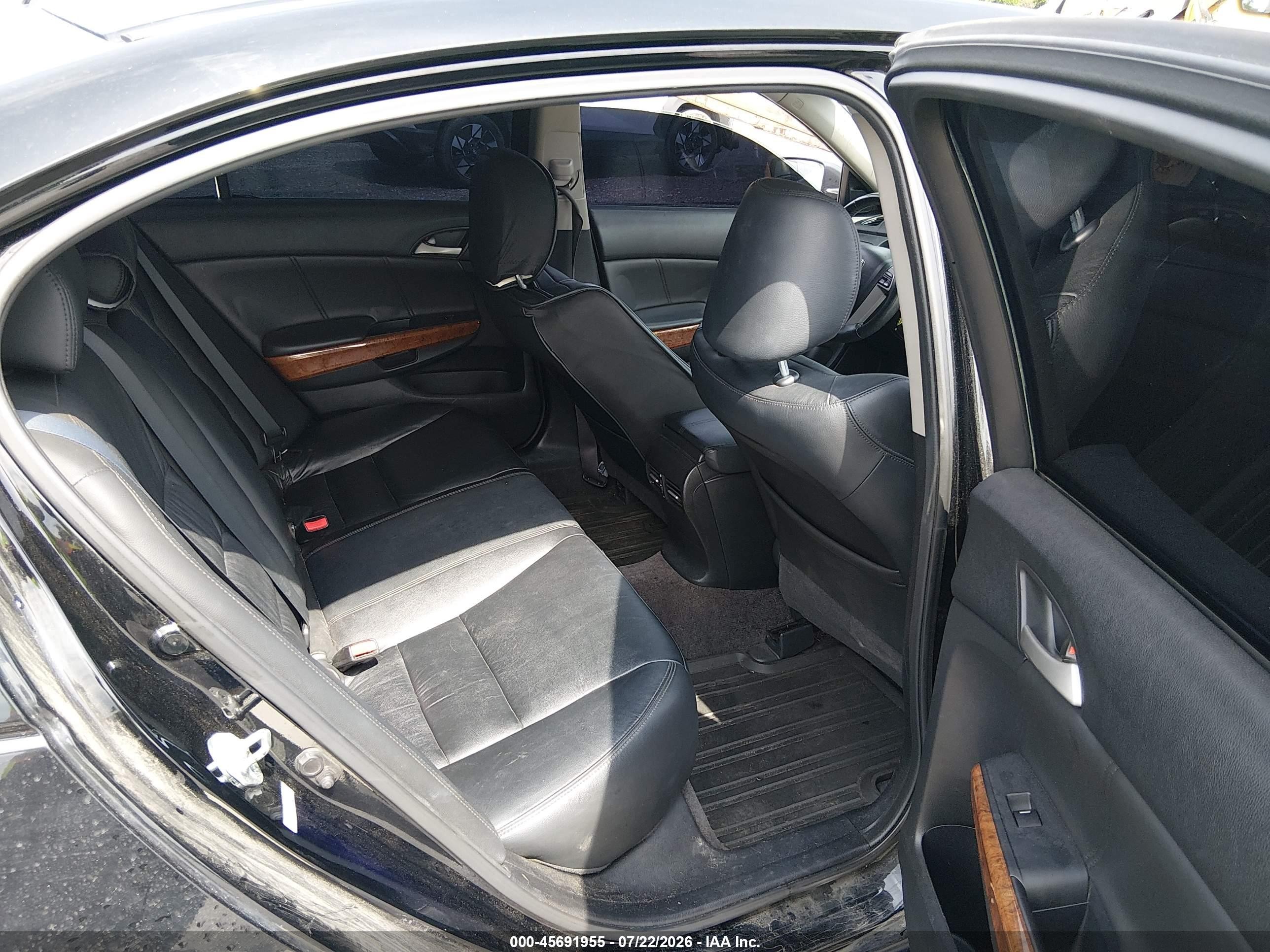 2011 Honda Accord 3.5 Ex-l Black vin: 1HGCP3F88BA006716