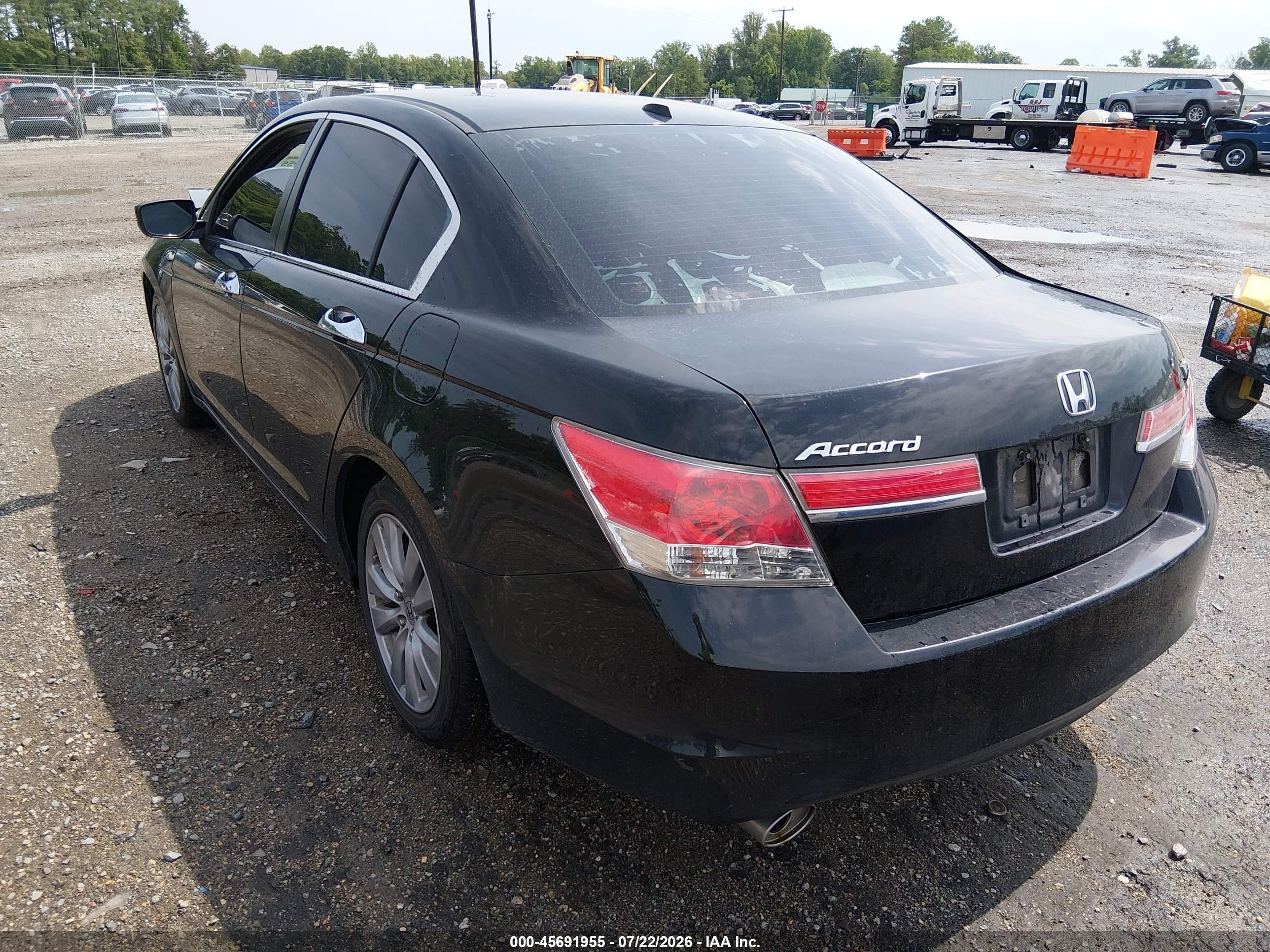 2011 Honda Accord 3.5 Ex-l Black vin: 1HGCP3F88BA006716