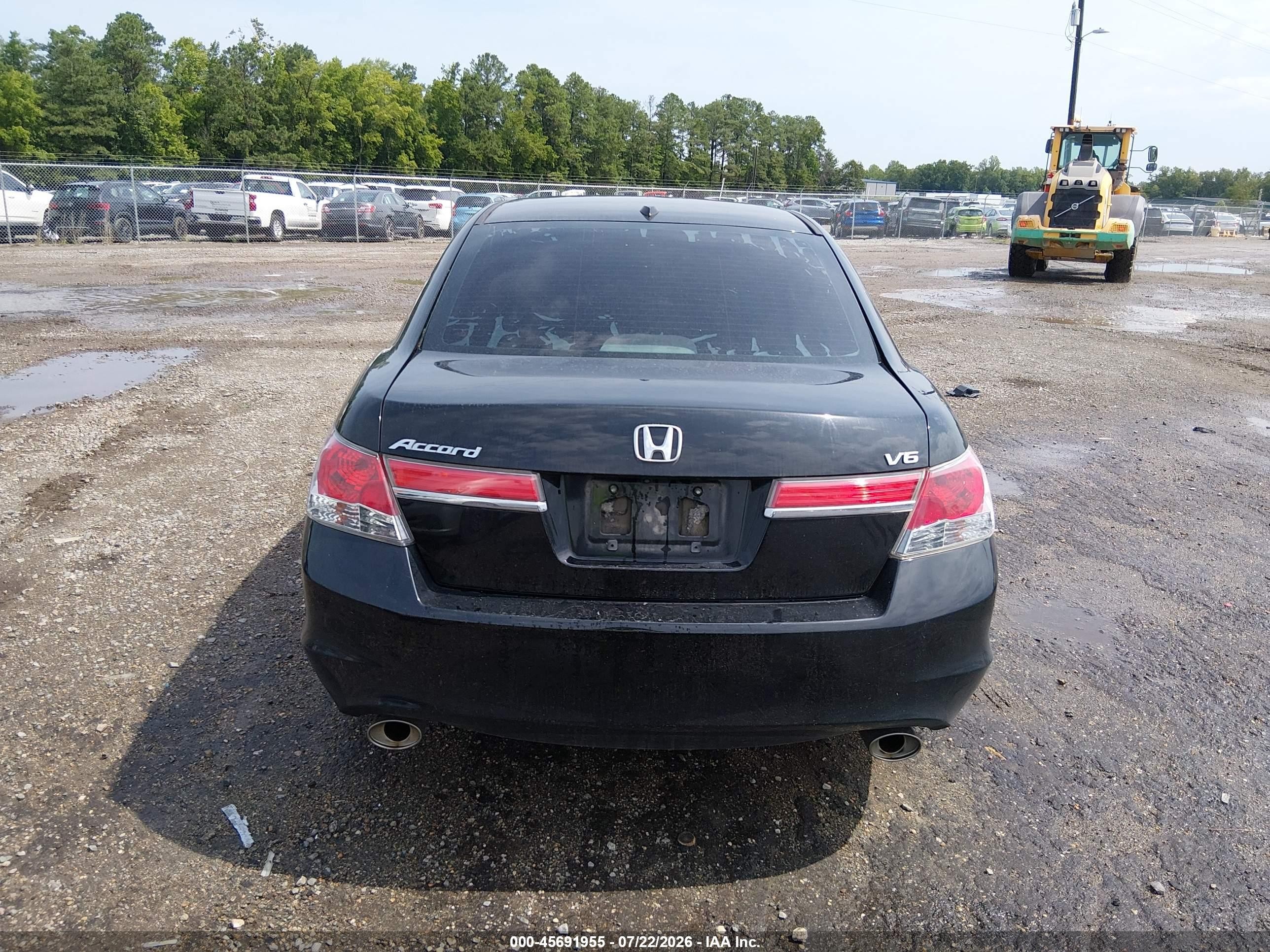 2011 Honda Accord 3.5 Ex-l Black vin: 1HGCP3F88BA006716