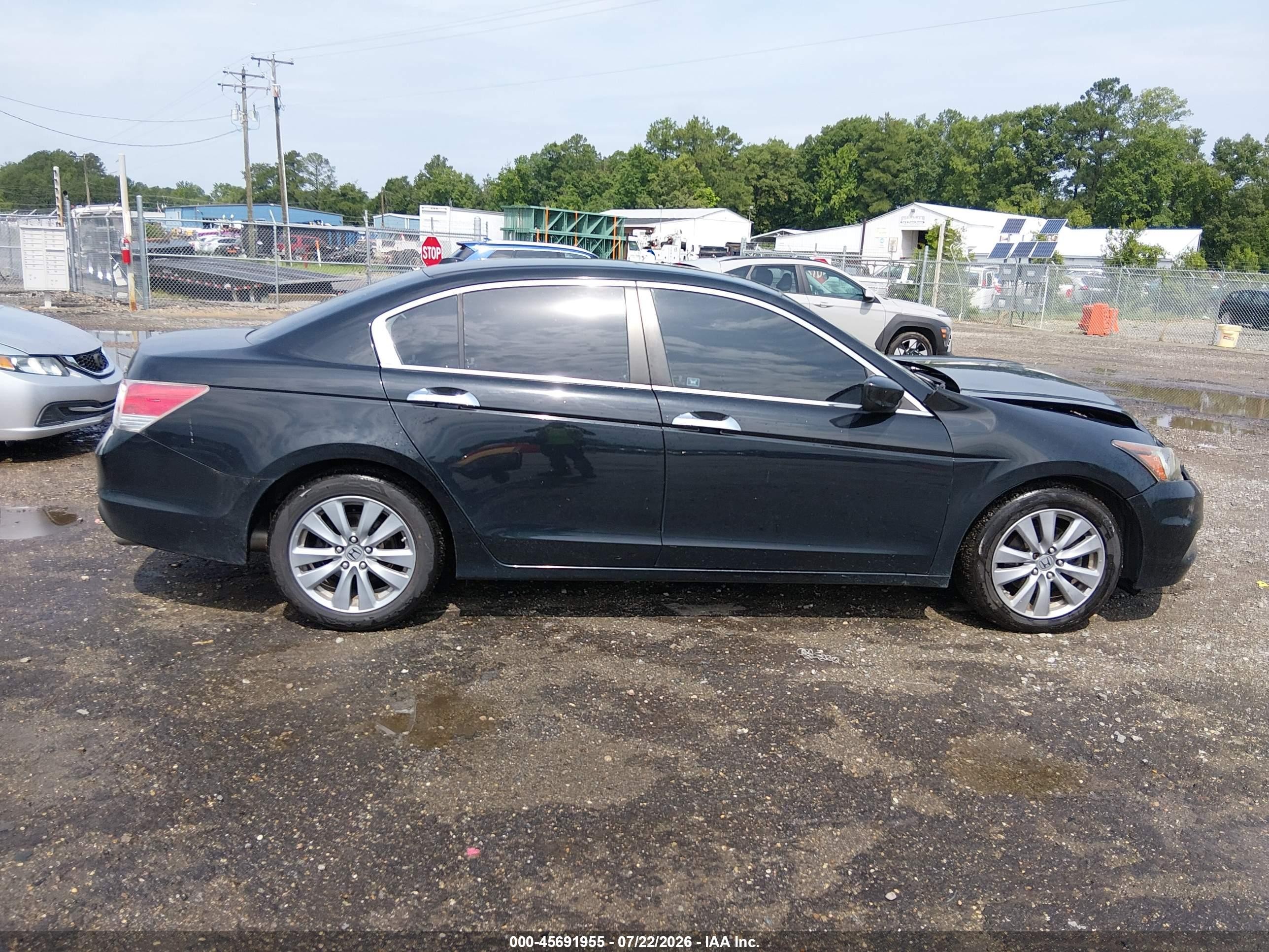 2011 Honda Accord 3.5 Ex-l Black vin: 1HGCP3F88BA006716
