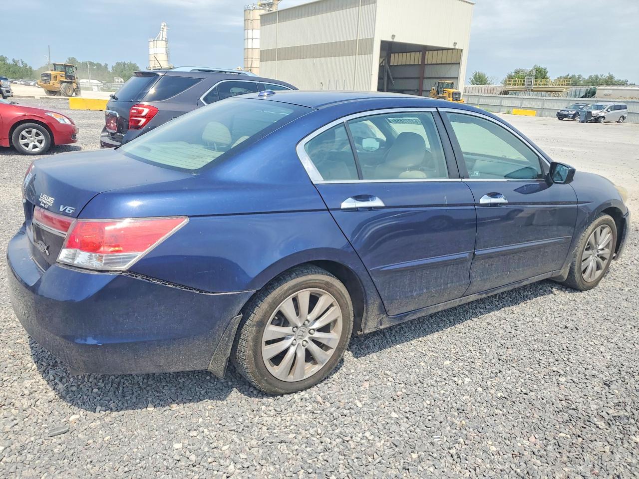 2011 Honda Accord Exl Blue vin: 1HGCP3F88BA008272