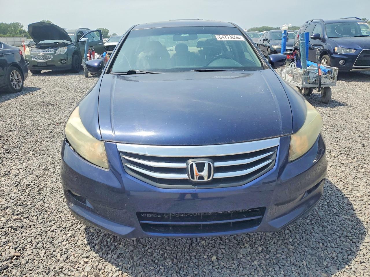 2011 Honda Accord Exl Blue vin: 1HGCP3F88BA008272