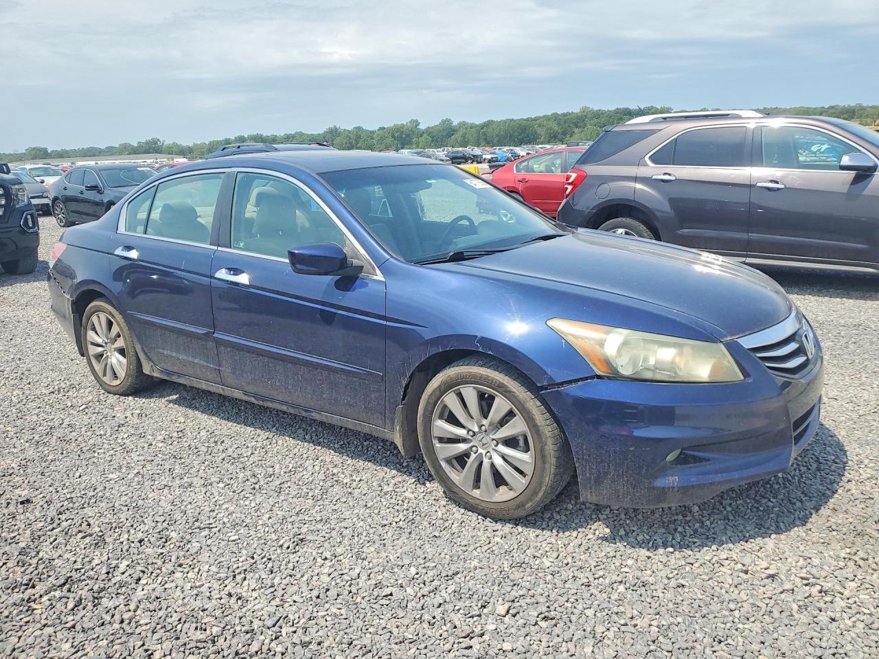 2011 Honda Accord Exl Blue vin: 1HGCP3F88BA008272