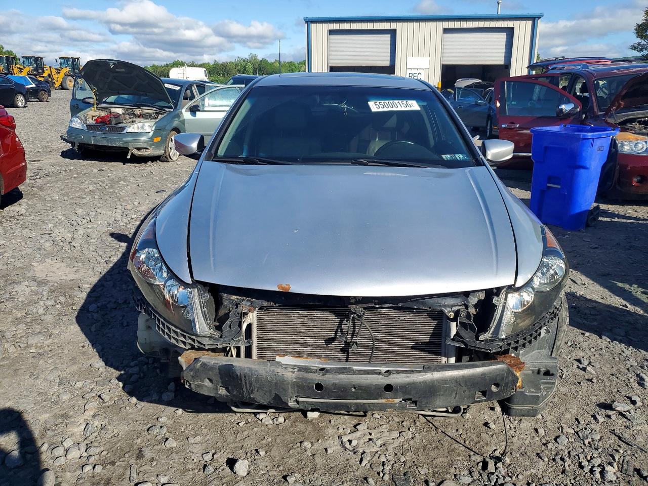 2011 Honda Accord Exl Silver vin: 1HGCP3F88BA010958