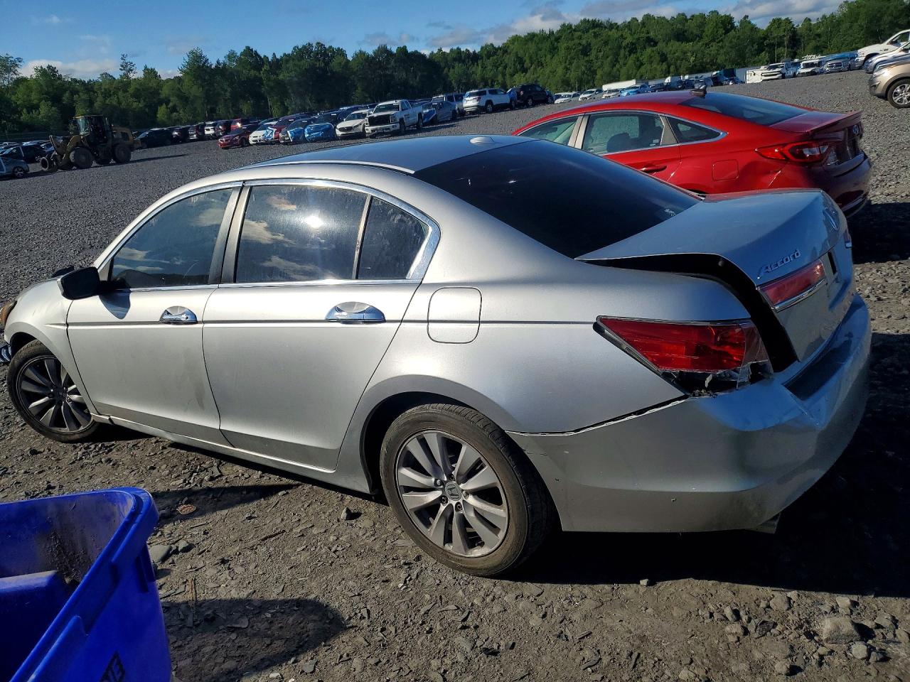 2011 Honda Accord Exl Silver vin: 1HGCP3F88BA010958