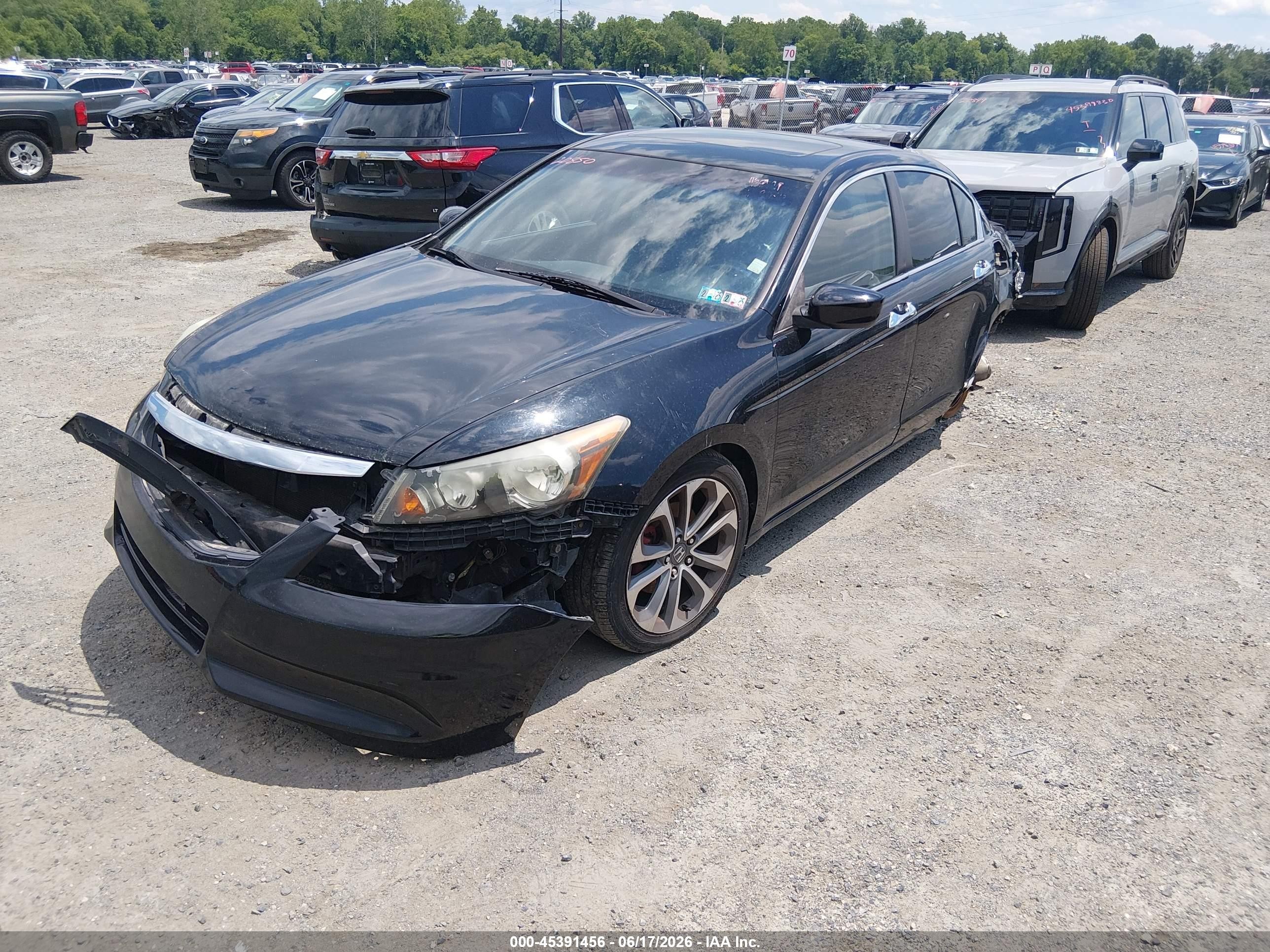 2011 Honda Accord 3.5 Ex-l Black vin: 1HGCP3F88BA020065