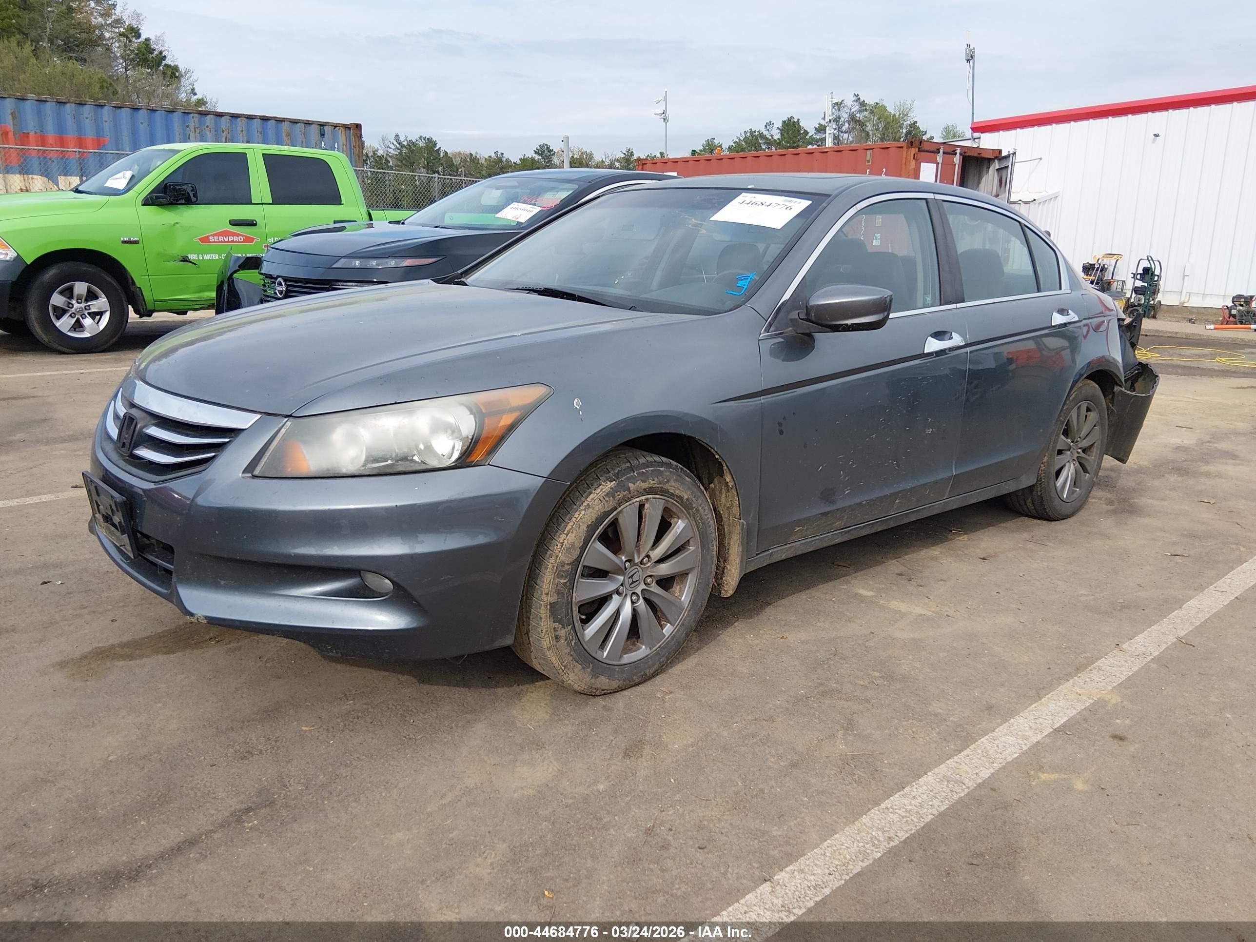 2011 Honda Accord 3.5 Ex-l Gray vin: 1HGCP3F88BA020549