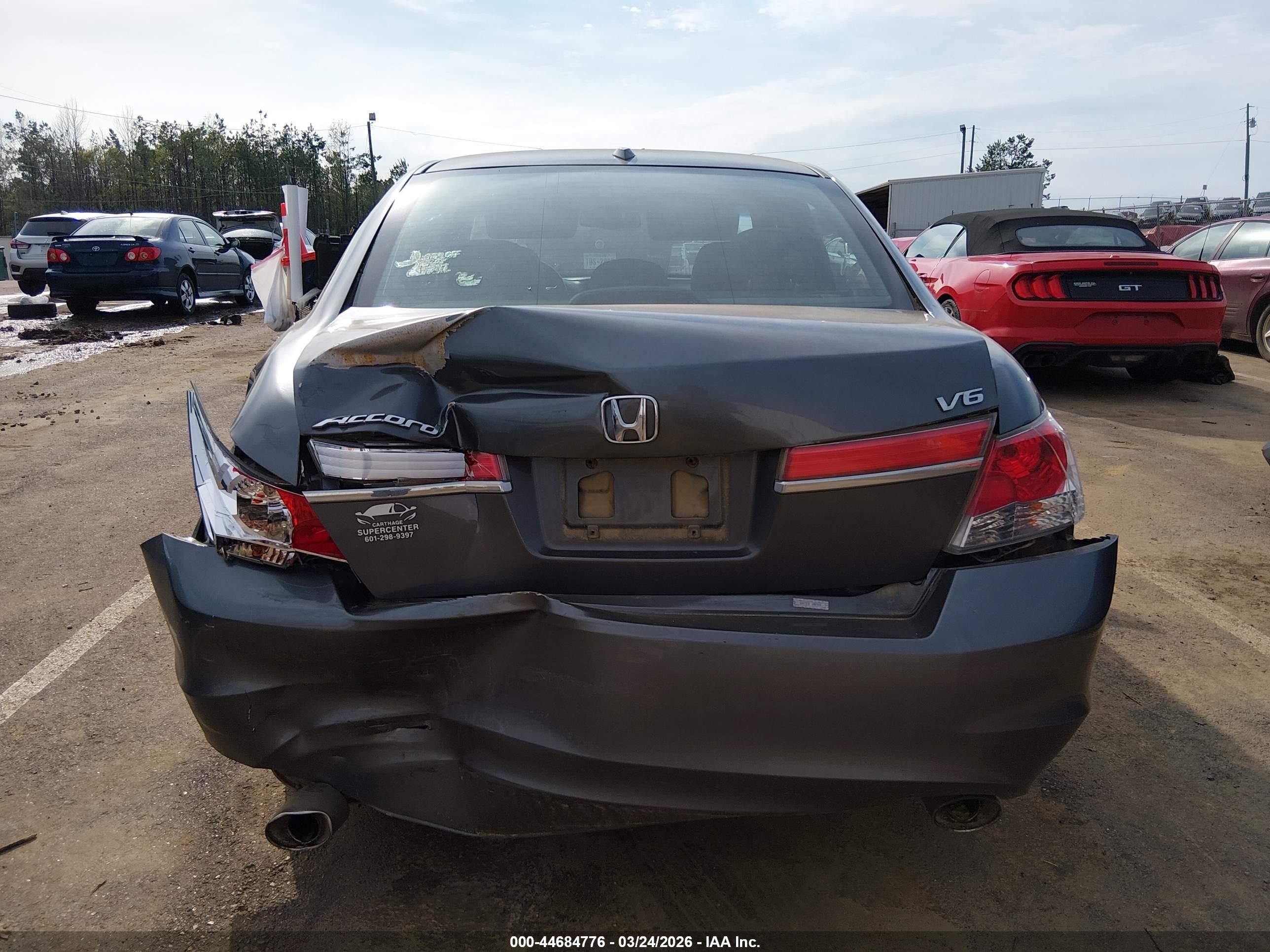 2011 Honda Accord 3.5 Ex-l Gray vin: 1HGCP3F88BA020549