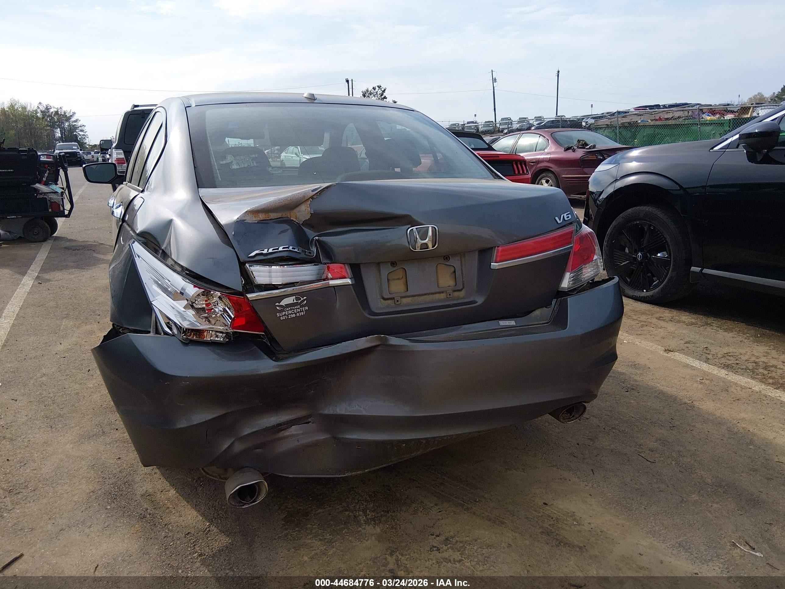 2011 Honda Accord 3.5 Ex-l Gray vin: 1HGCP3F88BA020549