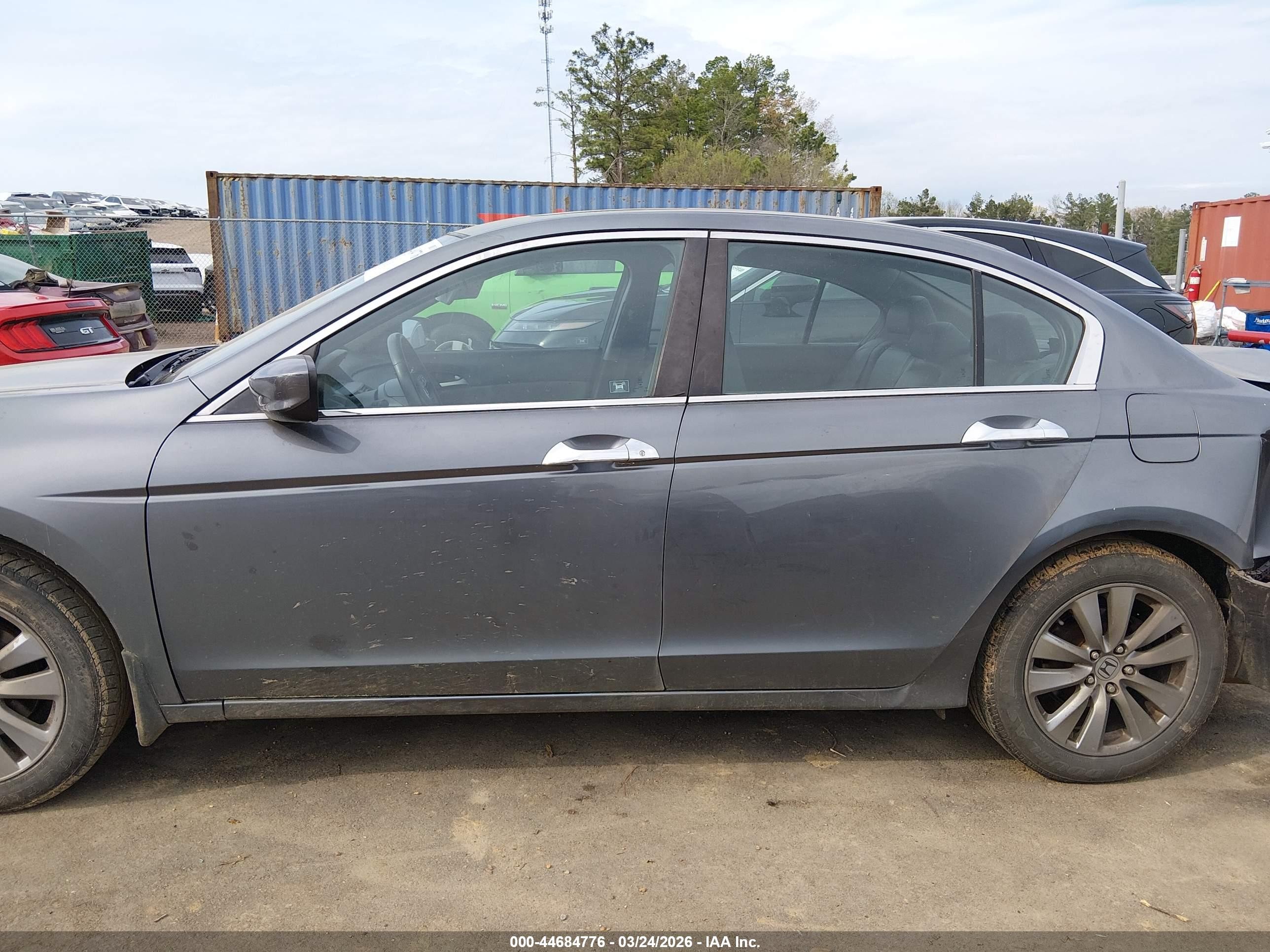 2011 Honda Accord 3.5 Ex-l Gray vin: 1HGCP3F88BA020549