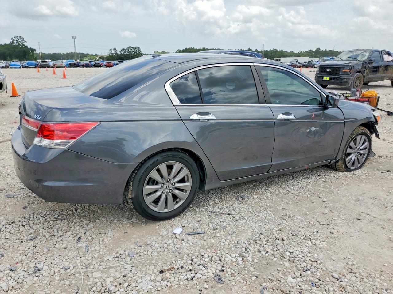 2011 Honda Accord Exl Gray vin: 1HGCP3F88BA025590