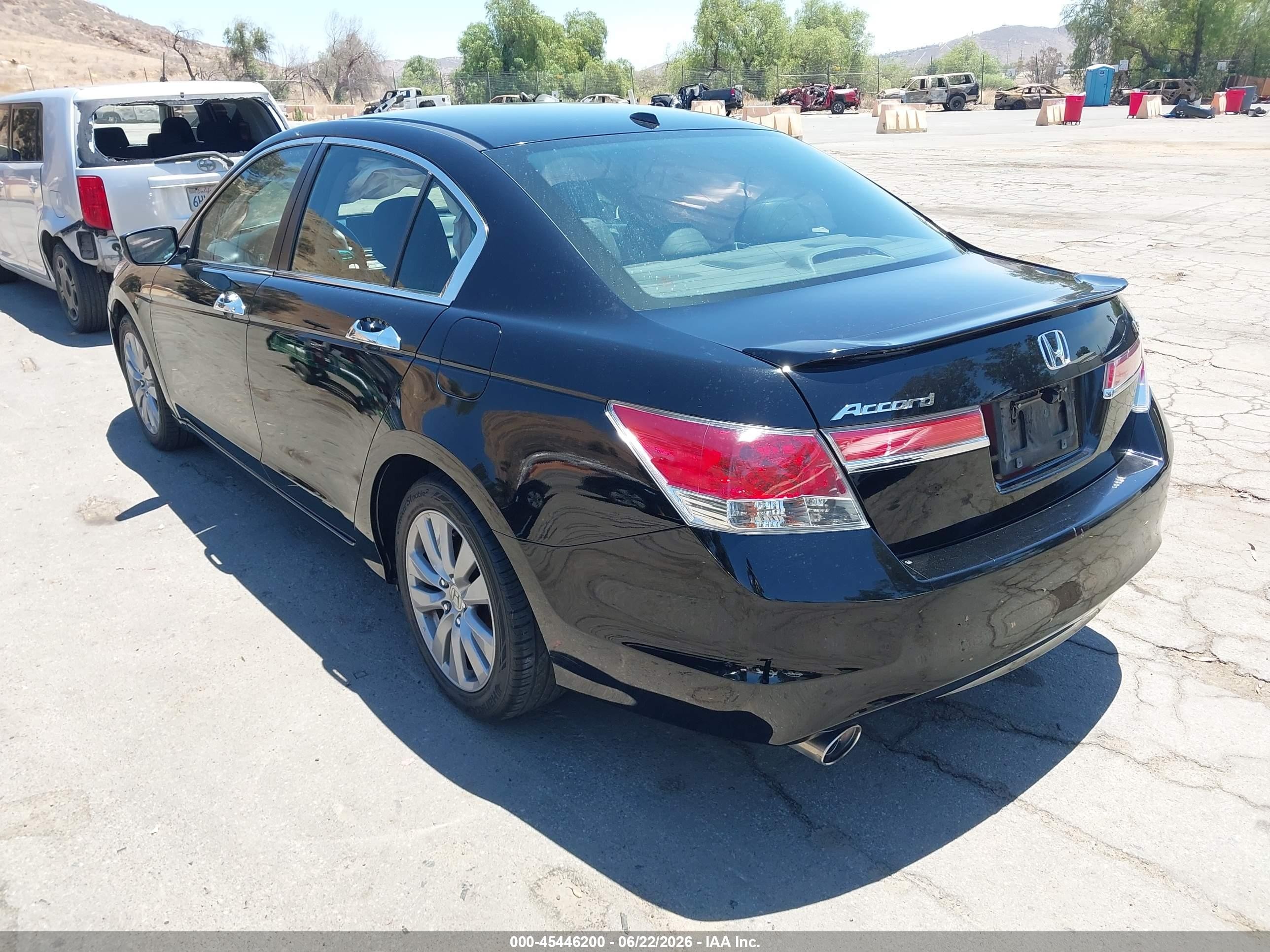 2011 Honda Accord 3.5 Ex-l Black vin: 1HGCP3F88BA026898